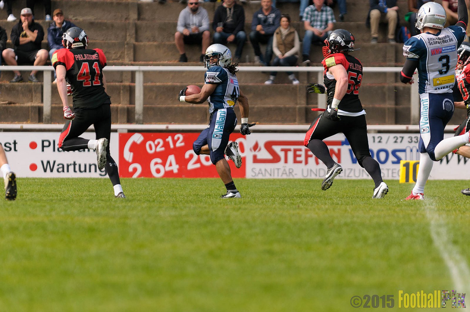 Solingen Paladins vs. Remscheid Amboss - 25.05.2015 RL NRW: Solingen Paladins vs. Remscheid Amboss (30:21)