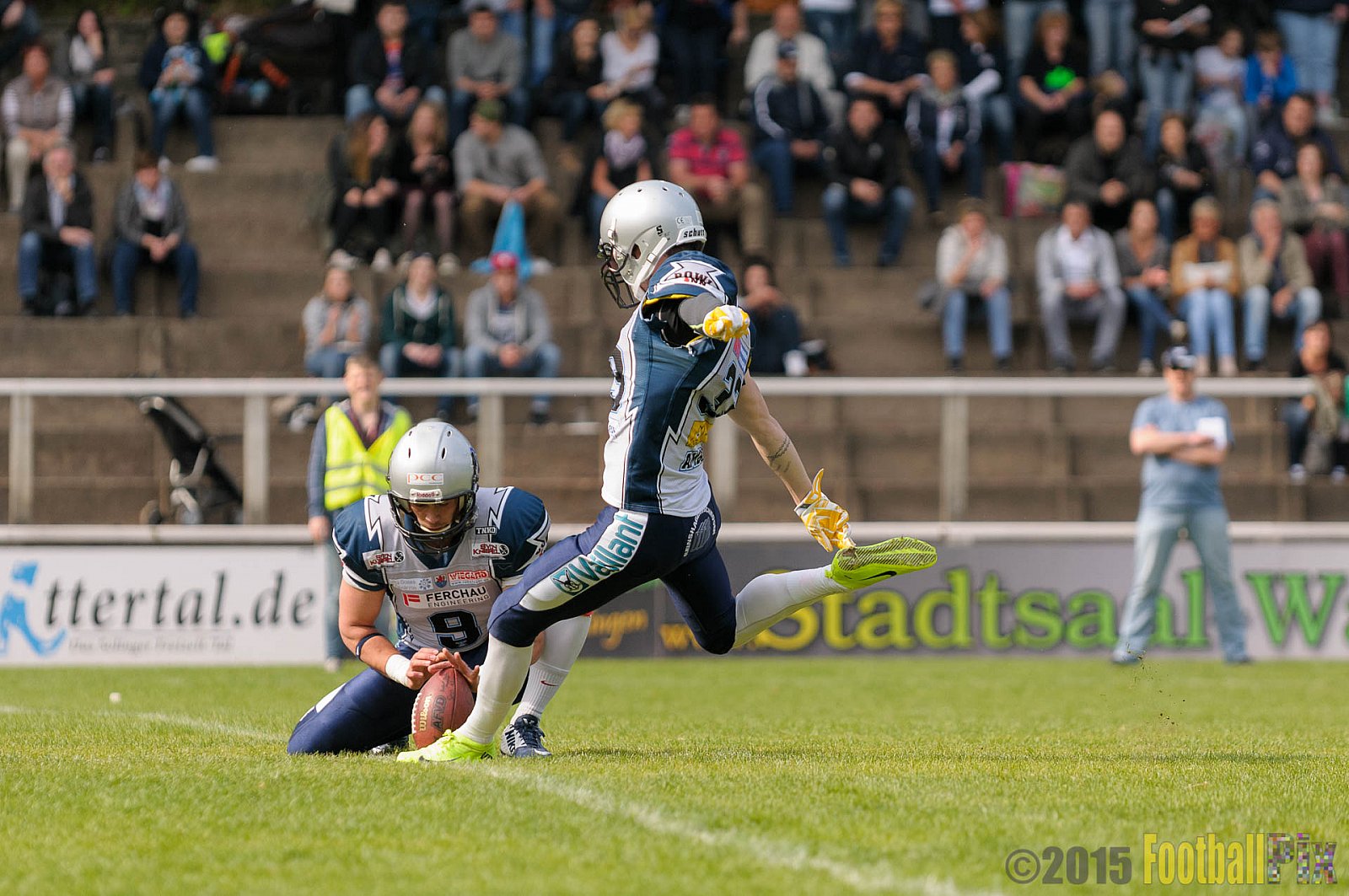 Solingen Paladins vs. Remscheid Amboss - 25.05.2015 RL NRW: Solingen Paladins vs. Remscheid Amboss (30:21)