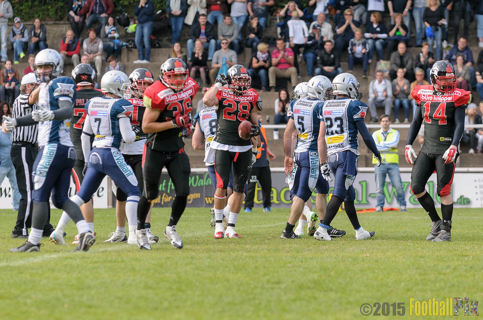 Solingen Paladins vs. Remscheid Amboss - 25.05.2015 RL NRW: Solingen Paladins vs. Remscheid Amboss (30:21)