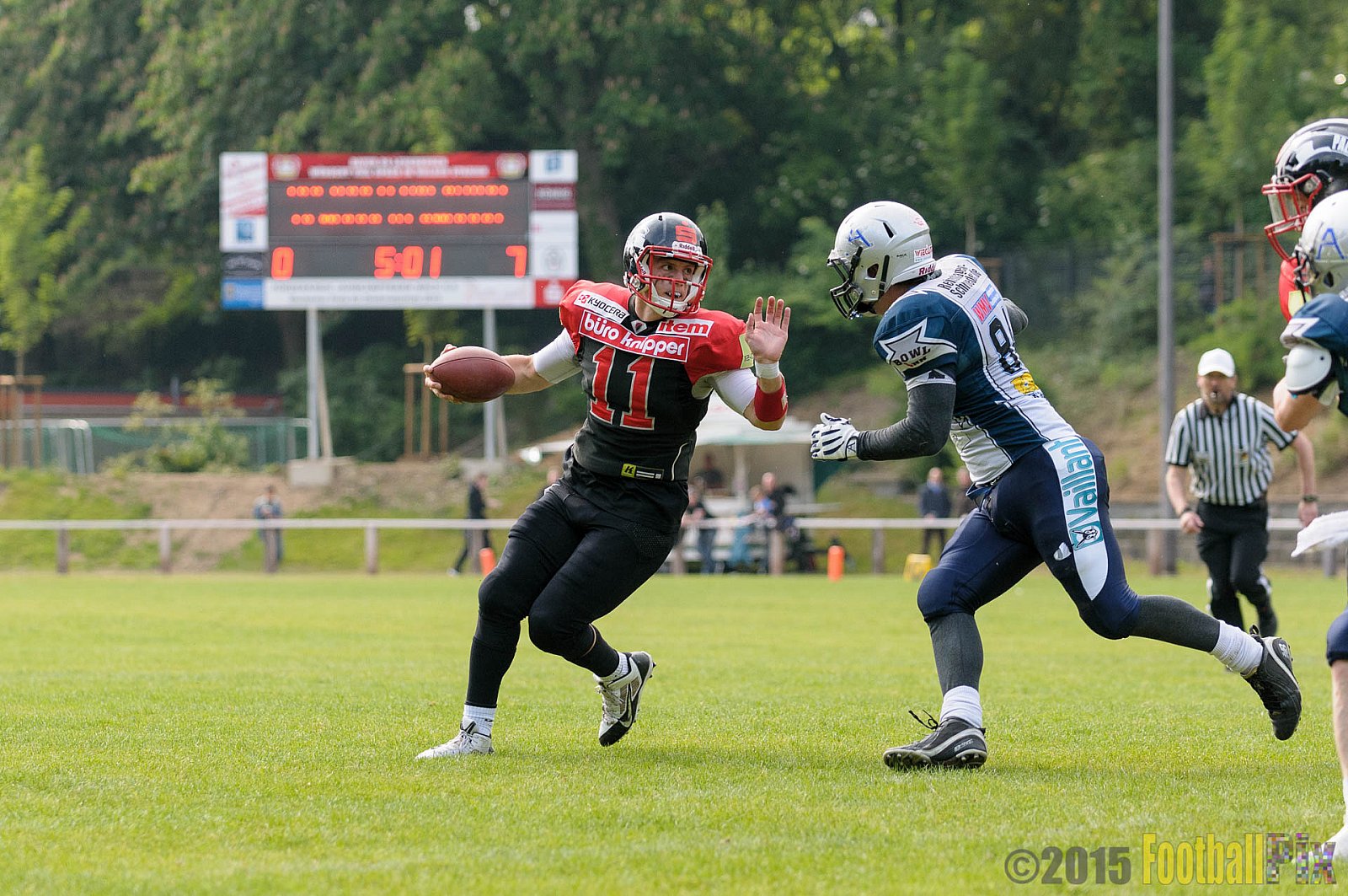 Solingen Paladins vs. Remscheid Amboss - 25.05.2015 RL NRW: Solingen Paladins vs. Remscheid Amboss (30:21)