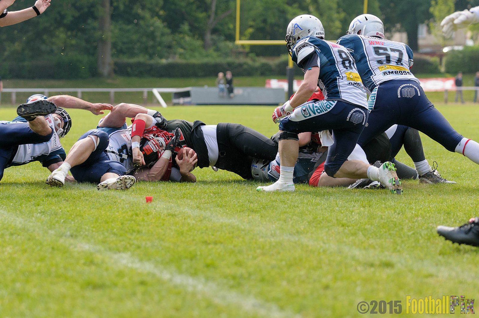 Solingen Paladins vs. Remscheid Amboss - 25.05.2015 RL NRW: Solingen Paladins vs. Remscheid Amboss (30:21)