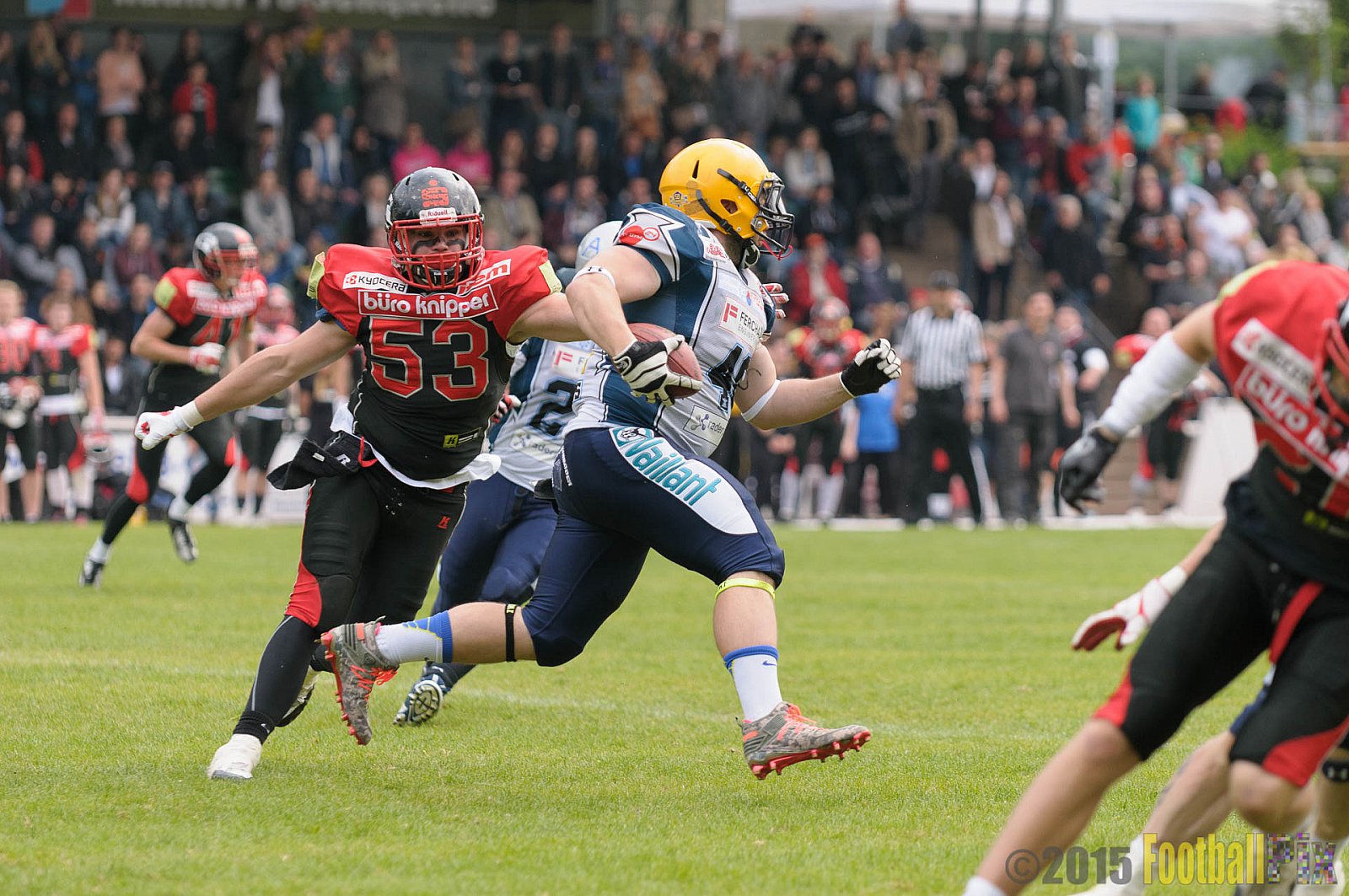 Solingen Paladins vs. Remscheid Amboss - 25.05.2015 RL NRW: Solingen Paladins vs. Remscheid Amboss (30:21)