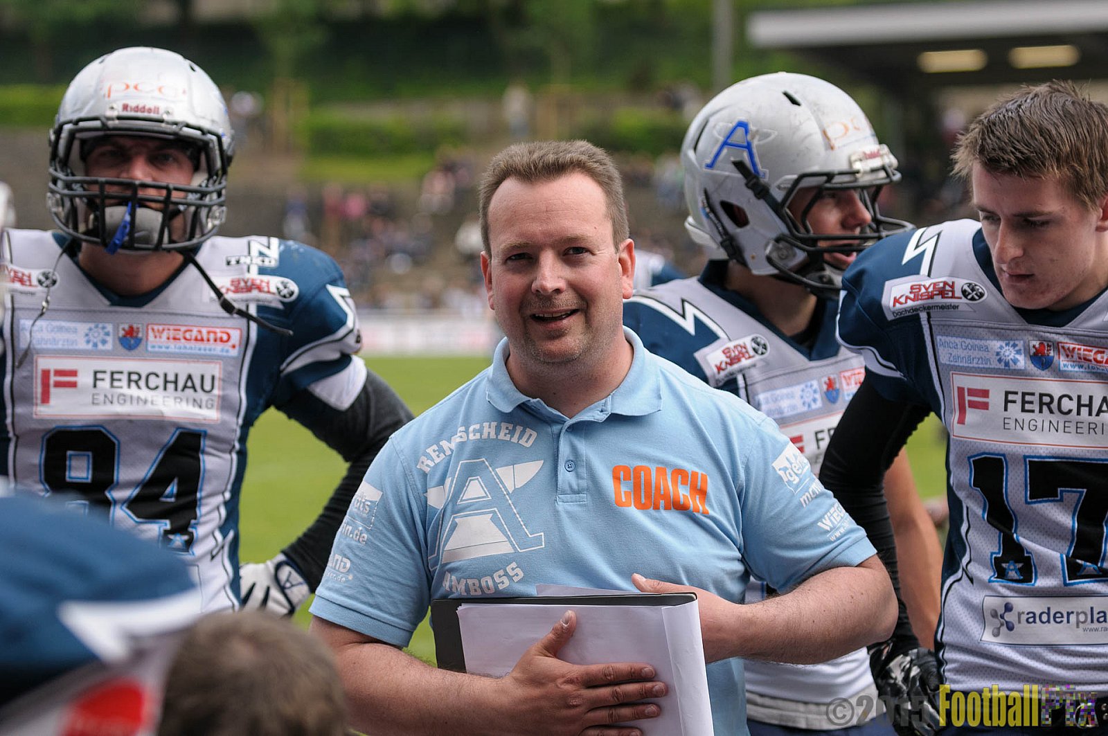 Solingen Paladins vs. Remscheid Amboss - 25.05.2015 RL NRW: Solingen Paladins vs. Remscheid Amboss (30:21)