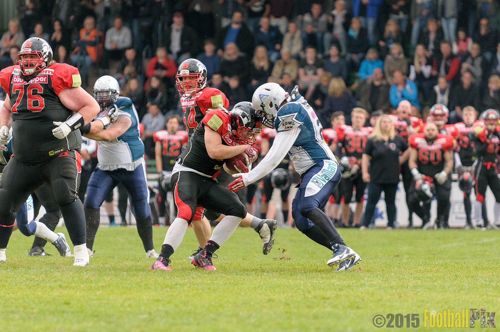 Solingen Paladins vs. Remscheid Amboss - 25.05.2015 RL NRW: Solingen Paladins vs. Remscheid Amboss (30:21)