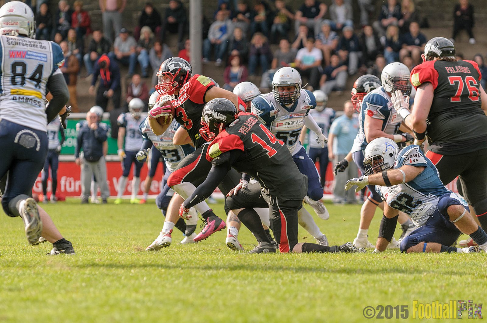 Solingen Paladins vs. Remscheid Amboss - 25.05.2015 RL NRW: Solingen Paladins vs. Remscheid Amboss (30:21)