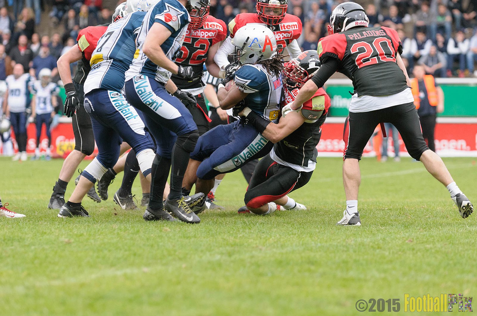 Solingen Paladins vs. Remscheid Amboss - 25.05.2015 RL NRW: Solingen Paladins vs. Remscheid Amboss (30:21)