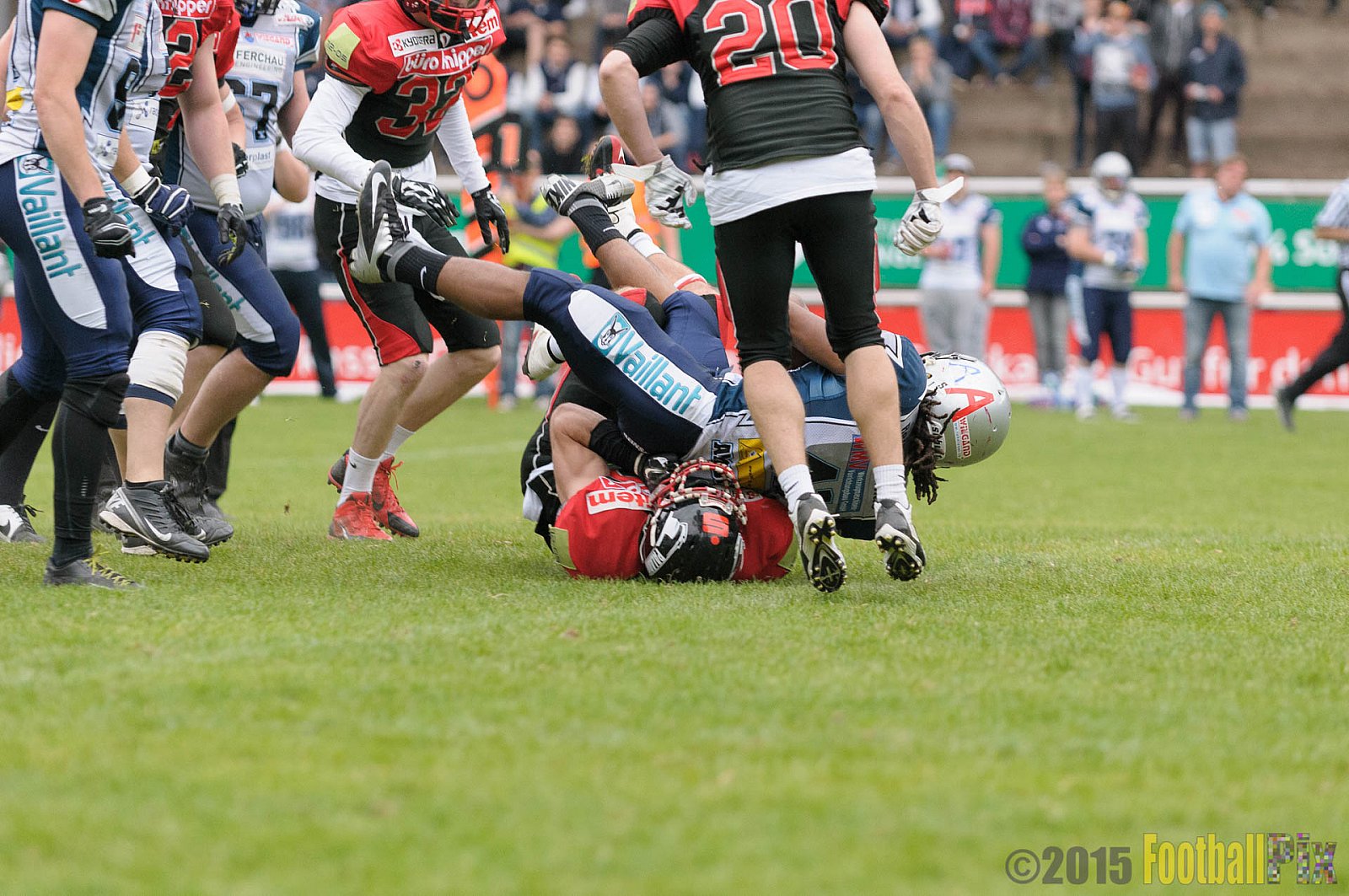 Solingen Paladins vs. Remscheid Amboss - 25.05.2015 RL NRW: Solingen Paladins vs. Remscheid Amboss (30:21)