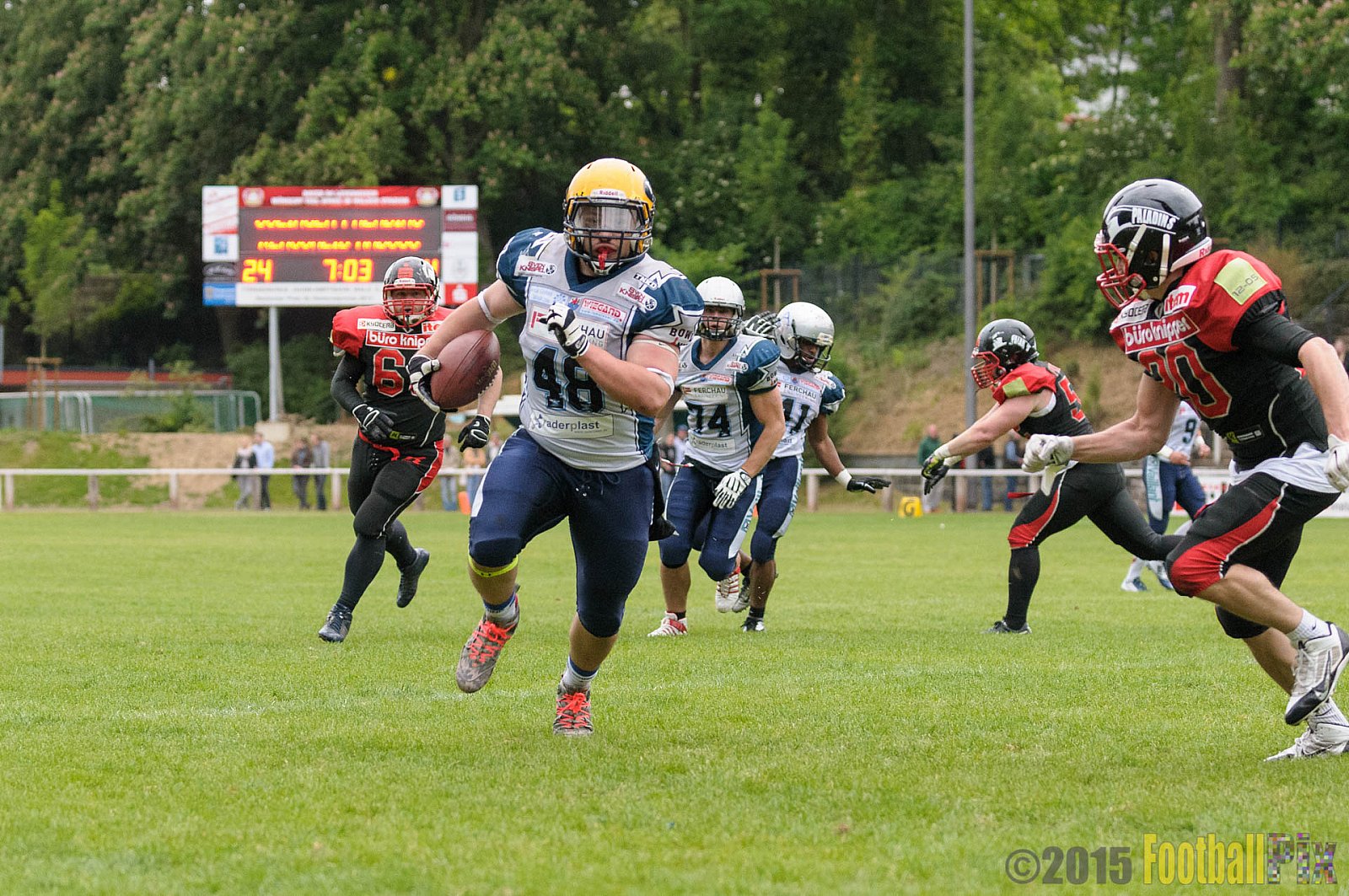 Solingen Paladins vs. Remscheid Amboss - 25.05.2015 RL NRW: Solingen Paladins vs. Remscheid Amboss (30:21)
