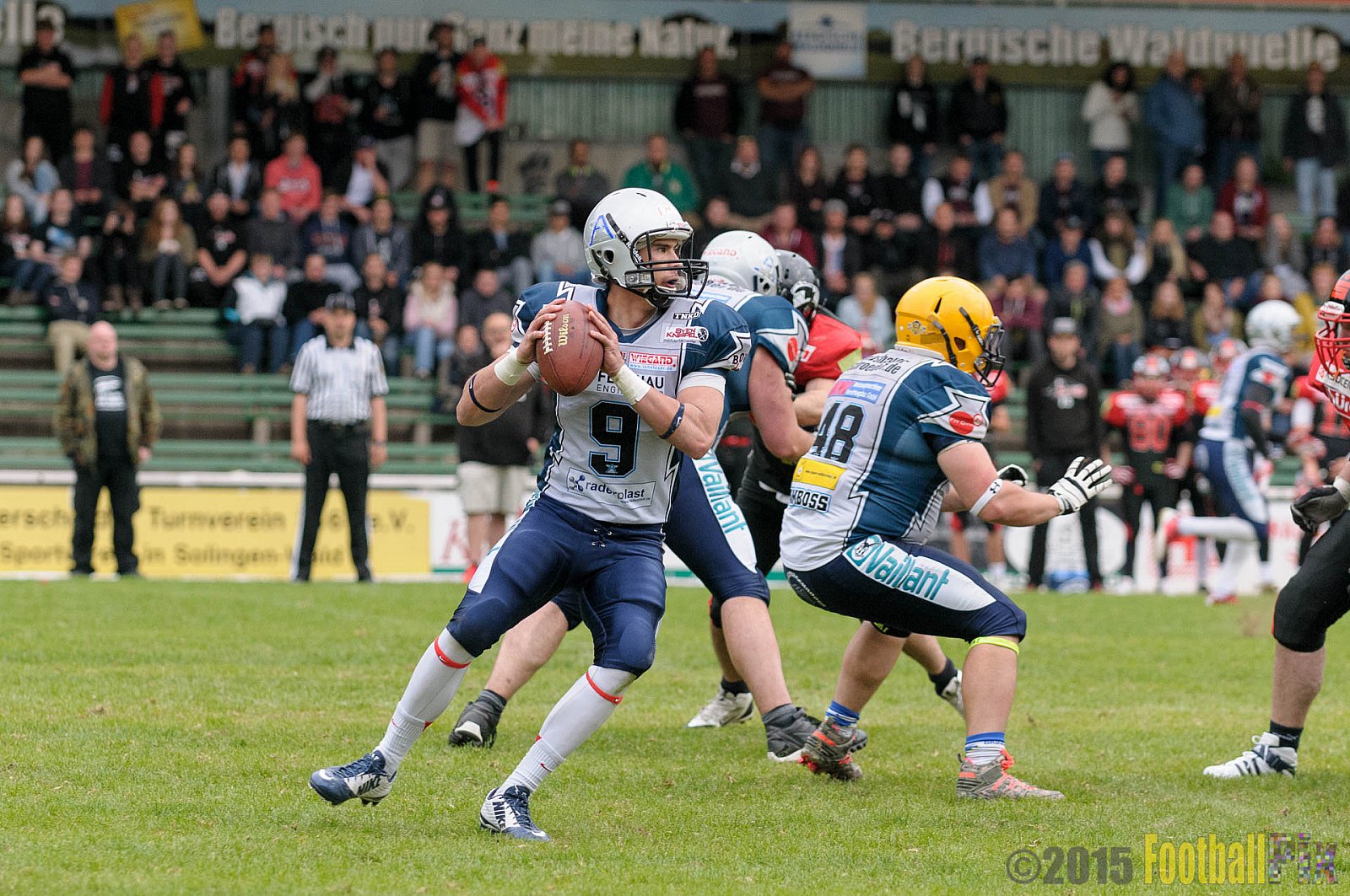 Solingen Paladins vs. Remscheid Amboss - 25.05.2015 RL NRW: Solingen Paladins vs. Remscheid Amboss (30:21)