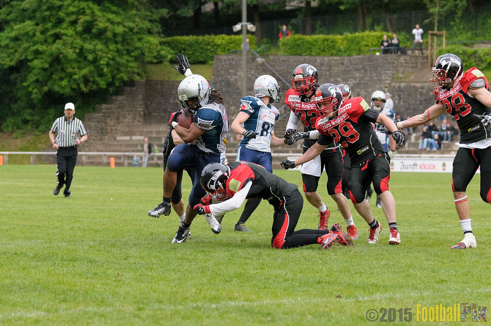 Solingen Paladins vs. Remscheid Amboss - 25.05.2015 RL NRW: Solingen Paladins vs. Remscheid Amboss (30:21)