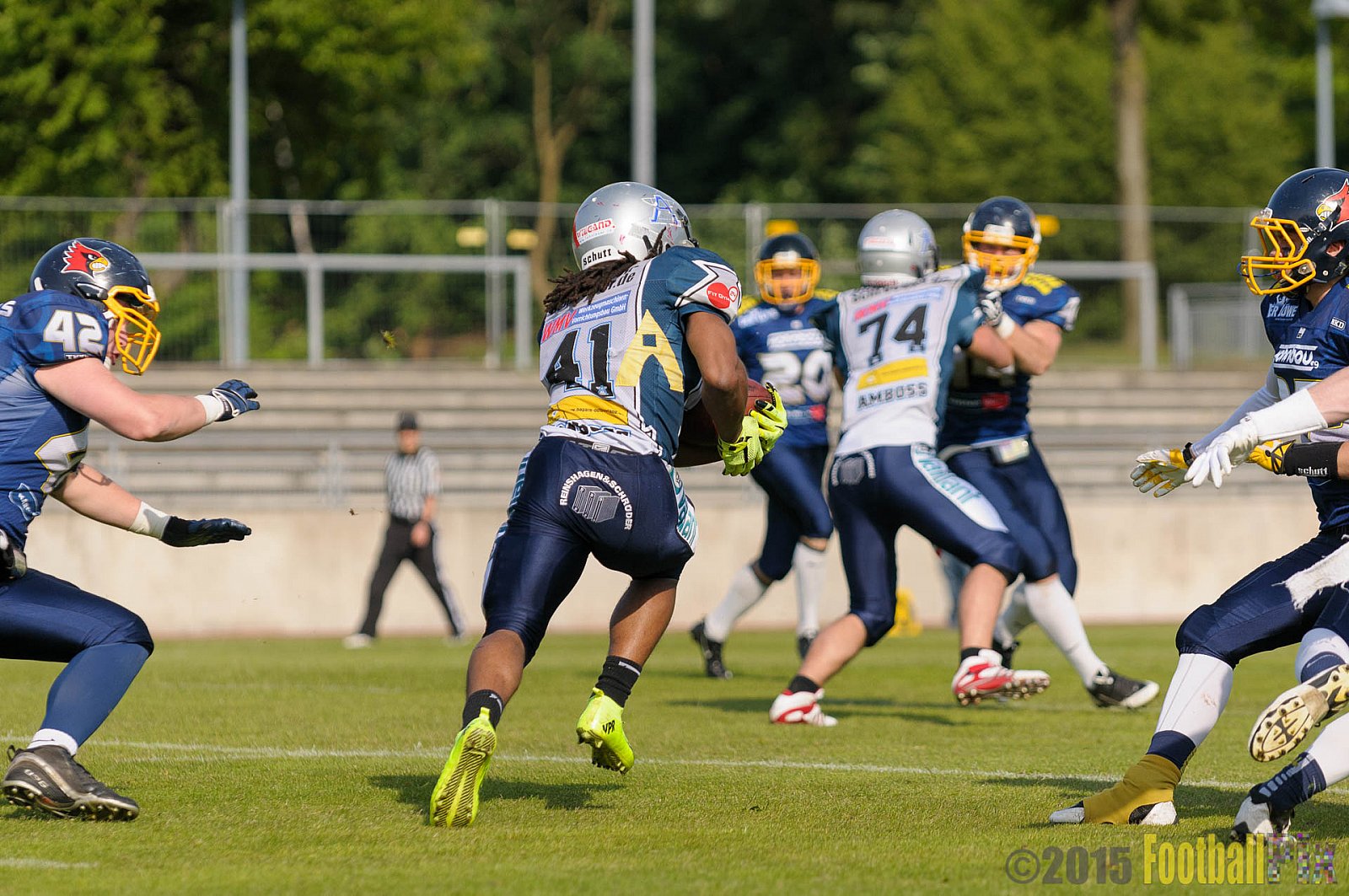 Essen Assindia Cardinals vs. Remscheid Amboss - 30.05.2015 RL NRW: Essen Assindia Cardinals vs. Remscheid Amboss (48:14)