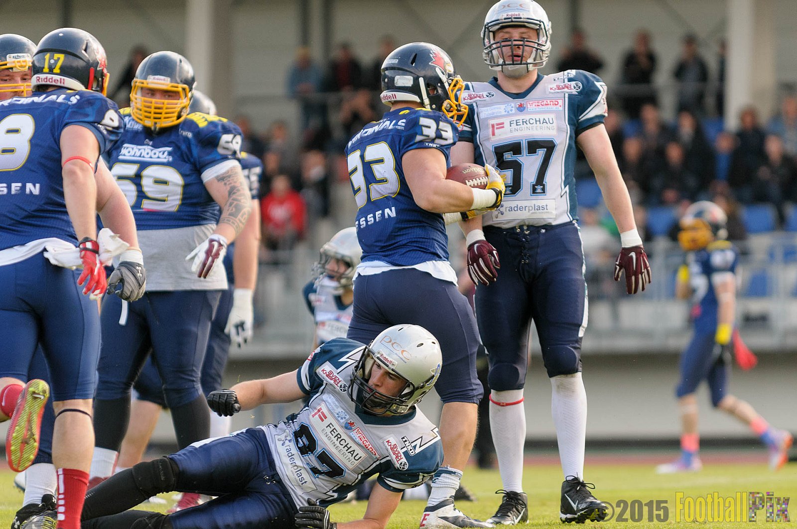 Essen Assindia Cardinals vs. Remscheid Amboss - 30.05.2015 RL NRW: Essen Assindia Cardinals vs. Remscheid Amboss (48:14)