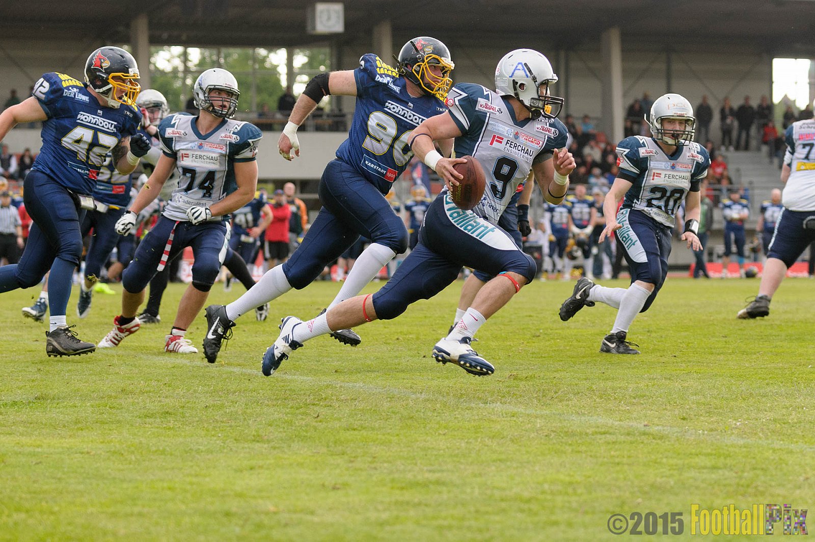 Essen Assindia Cardinals vs. Remscheid Amboss - 30.05.2015 RL NRW: Essen Assindia Cardinals vs. Remscheid Amboss (48:14)