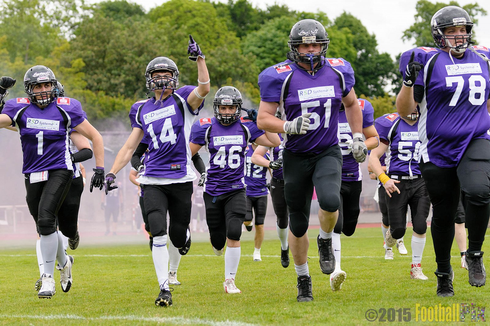 Langenfeld Longhorns vs. Solingen Paladins - 31.05.2015 RL NRW: Langenfeld Longhorns vs. Solingen Paladins (48:22)