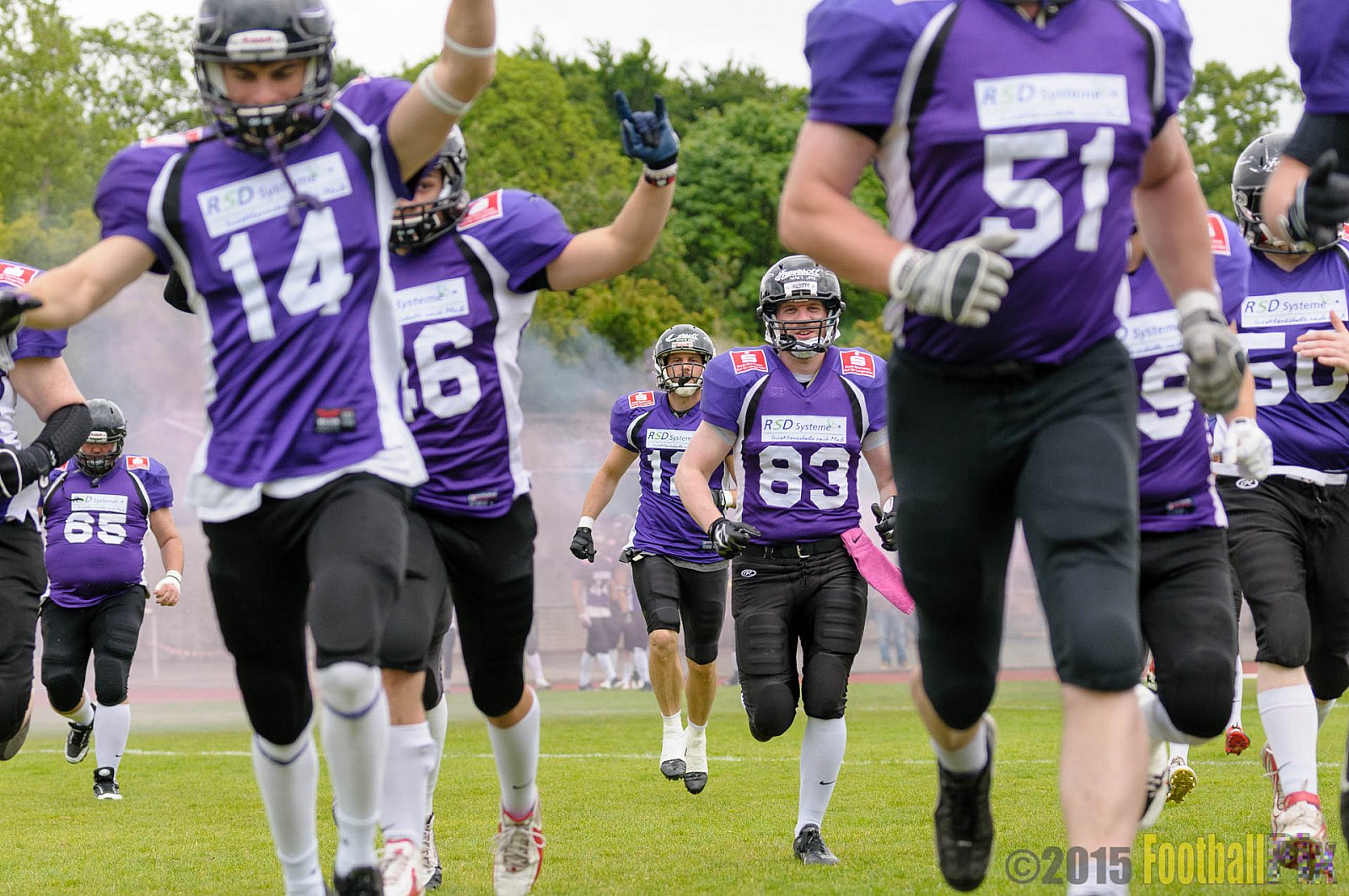 Langenfeld Longhorns vs. Solingen Paladins - 31.05.2015 RL NRW: Langenfeld Longhorns vs. Solingen Paladins (48:22)