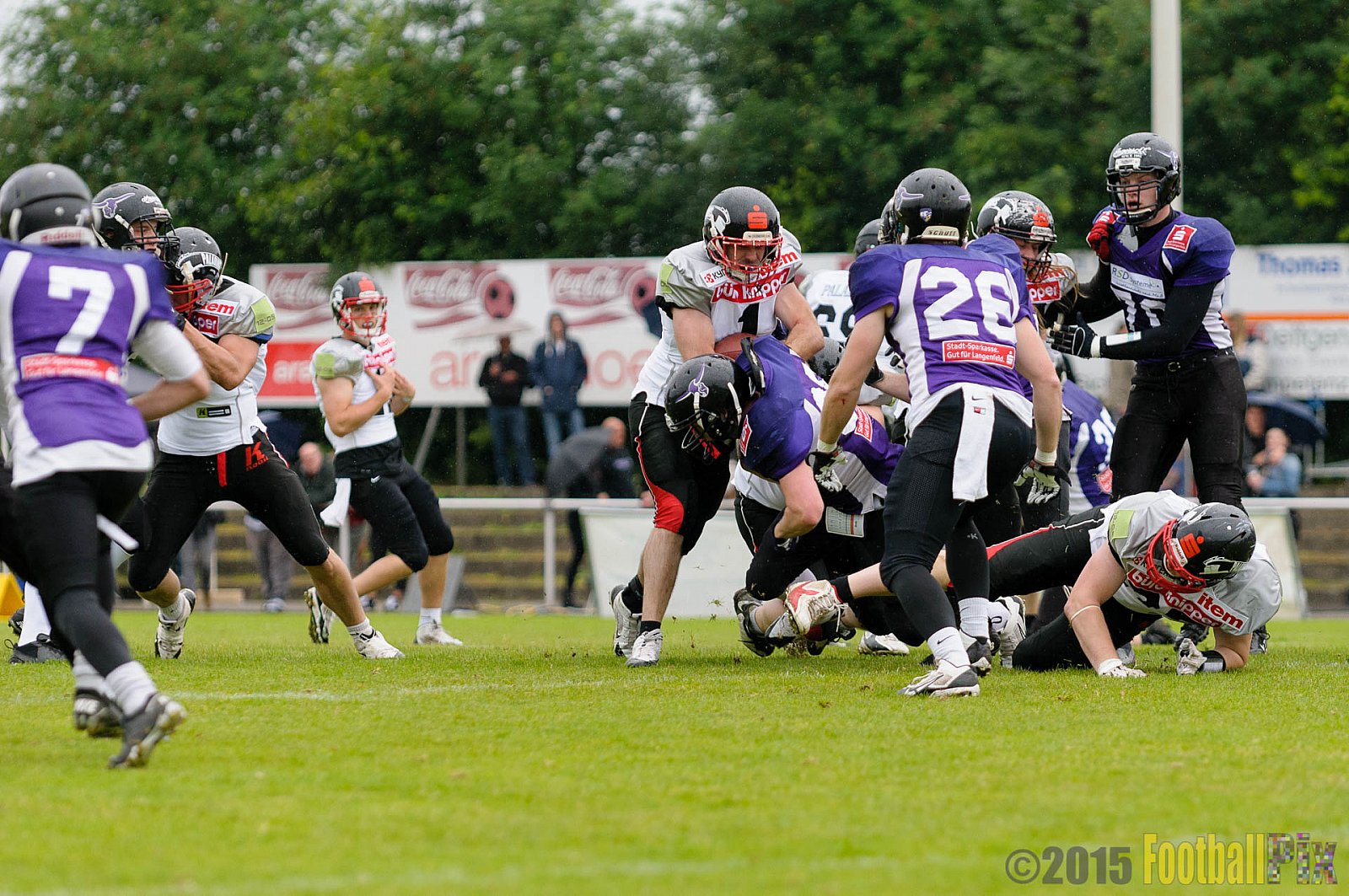 Langenfeld Longhorns vs. Solingen Paladins - 31.05.2015 RL NRW: Langenfeld Longhorns vs. Solingen Paladins (48:22)