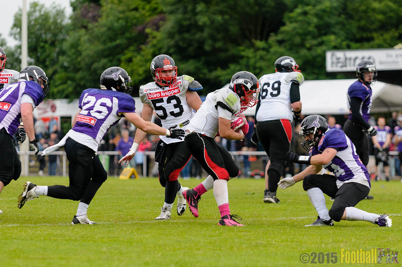 Langenfeld Longhorns vs. Solingen Paladins - 31.05.2015 RL NRW: Langenfeld Longhorns vs. Solingen Paladins (48:22)