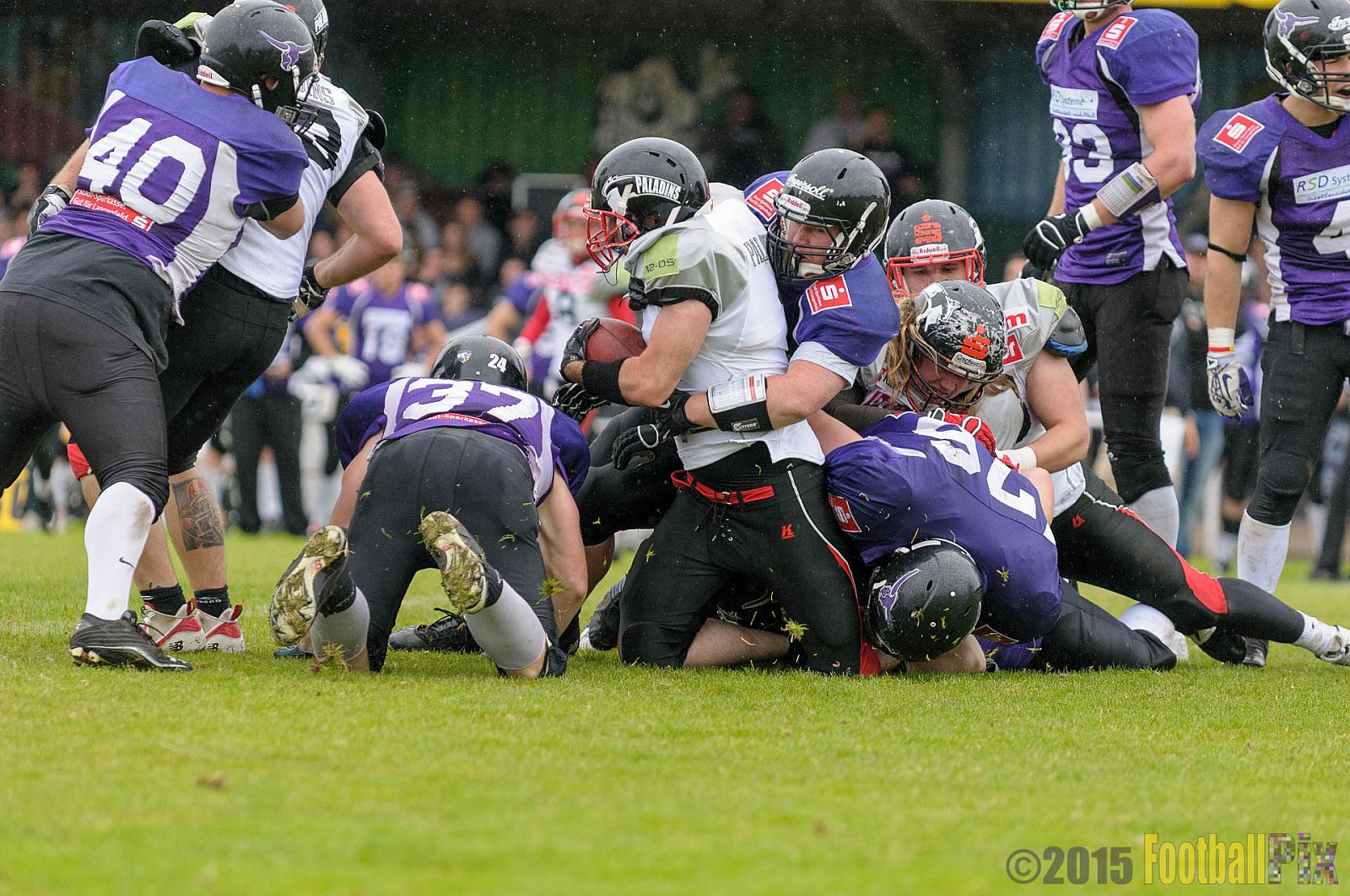 Langenfeld Longhorns vs. Solingen Paladins - 31.05.2015 RL NRW: Langenfeld Longhorns vs. Solingen Paladins (48:22)