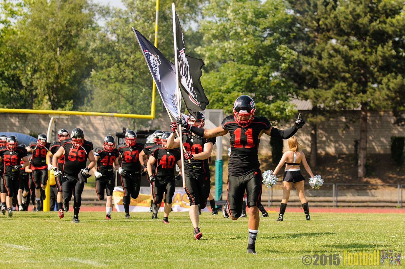 Düsseldorf Panther vs. Berlin Rebels - 13.06.2015 GFL Nord: Düsseldorf Panther vs. Berlin Rebels (3:24)