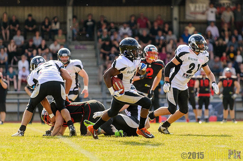 Düsseldorf Panther vs. Berlin Rebels - 13.06.2015 GFL Nord: Düsseldorf Panther vs. Berlin Rebels (3:24)