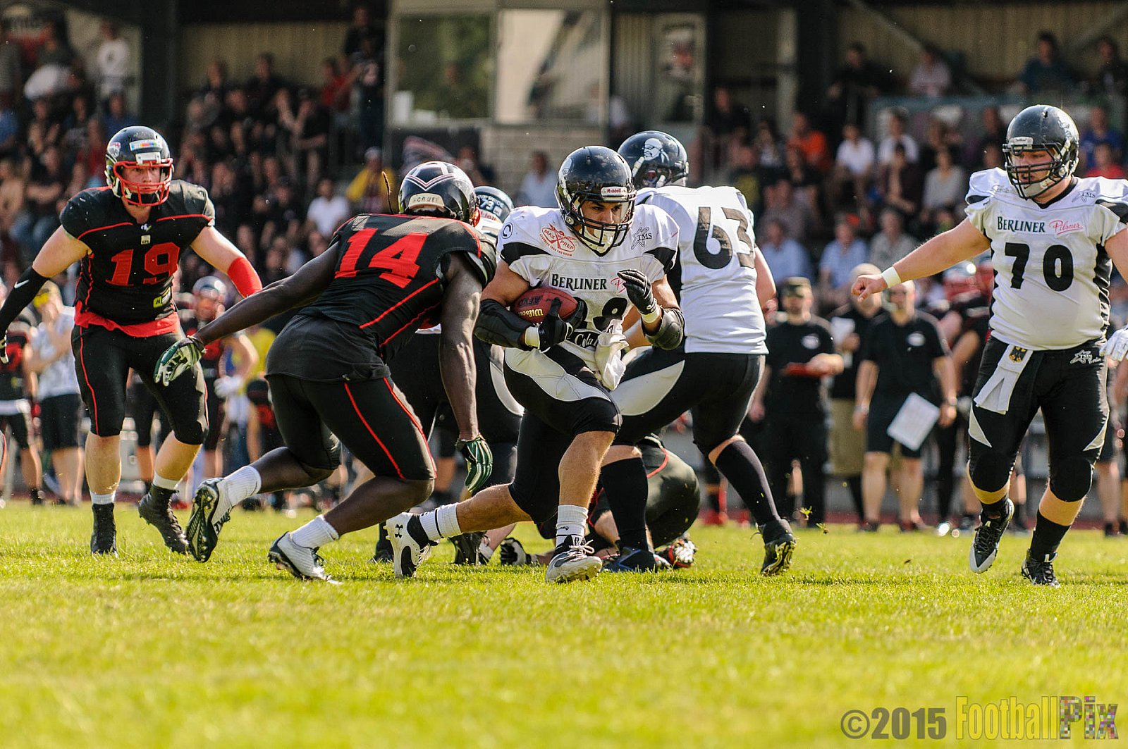 Düsseldorf Panther vs. Berlin Rebels - 13.06.2015 GFL Nord: Düsseldorf Panther vs. Berlin Rebels (3:24)