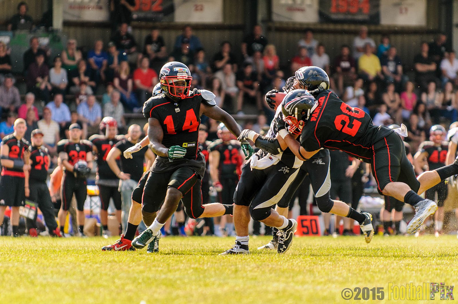 Düsseldorf Panther vs. Berlin Rebels - 13.06.2015 GFL Nord: Düsseldorf Panther vs. Berlin Rebels (3:24)