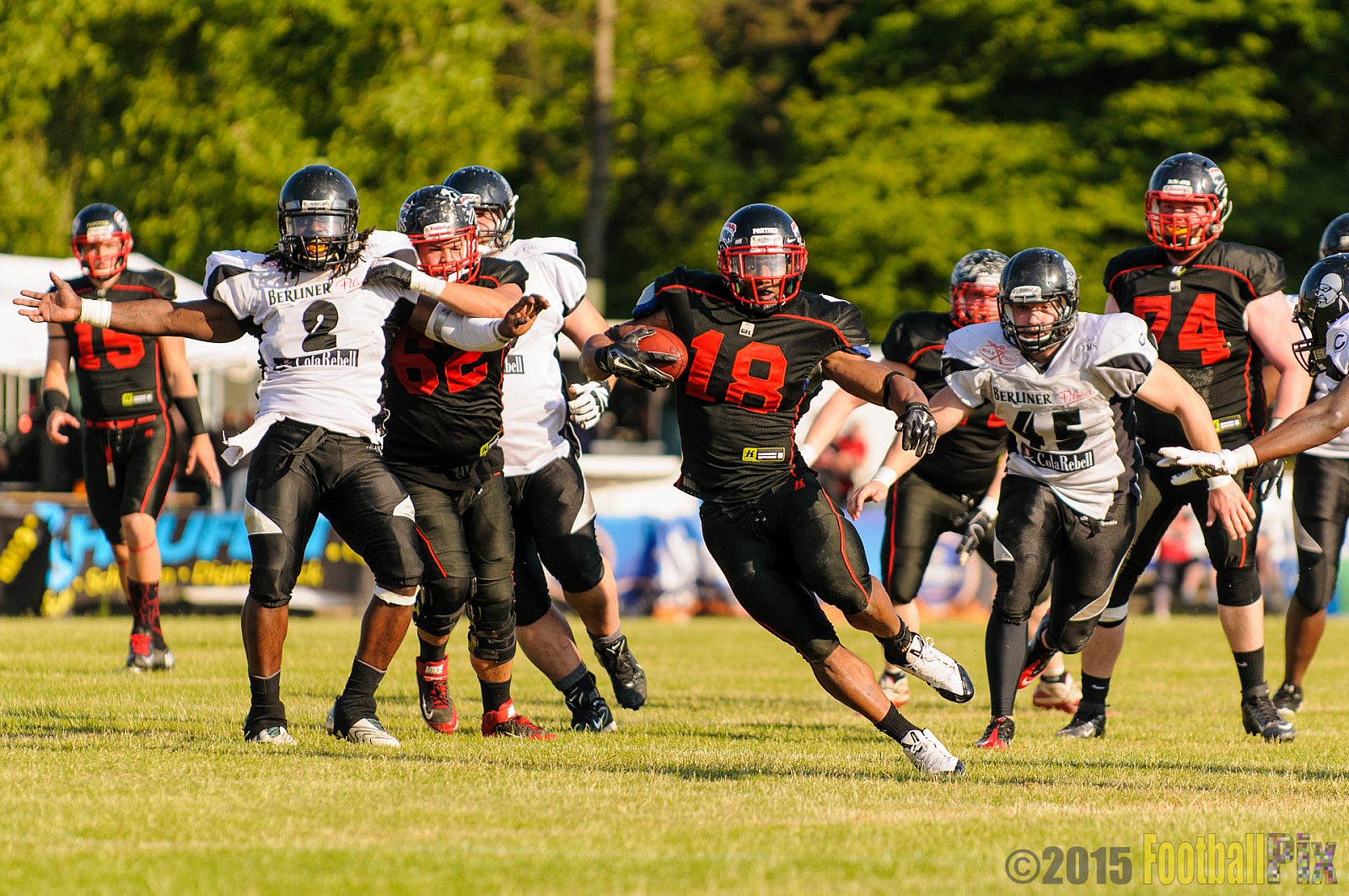 Düsseldorf Panther vs. Berlin Rebels - 13.06.2015 GFL Nord: Düsseldorf Panther vs. Berlin Rebels (3:24)