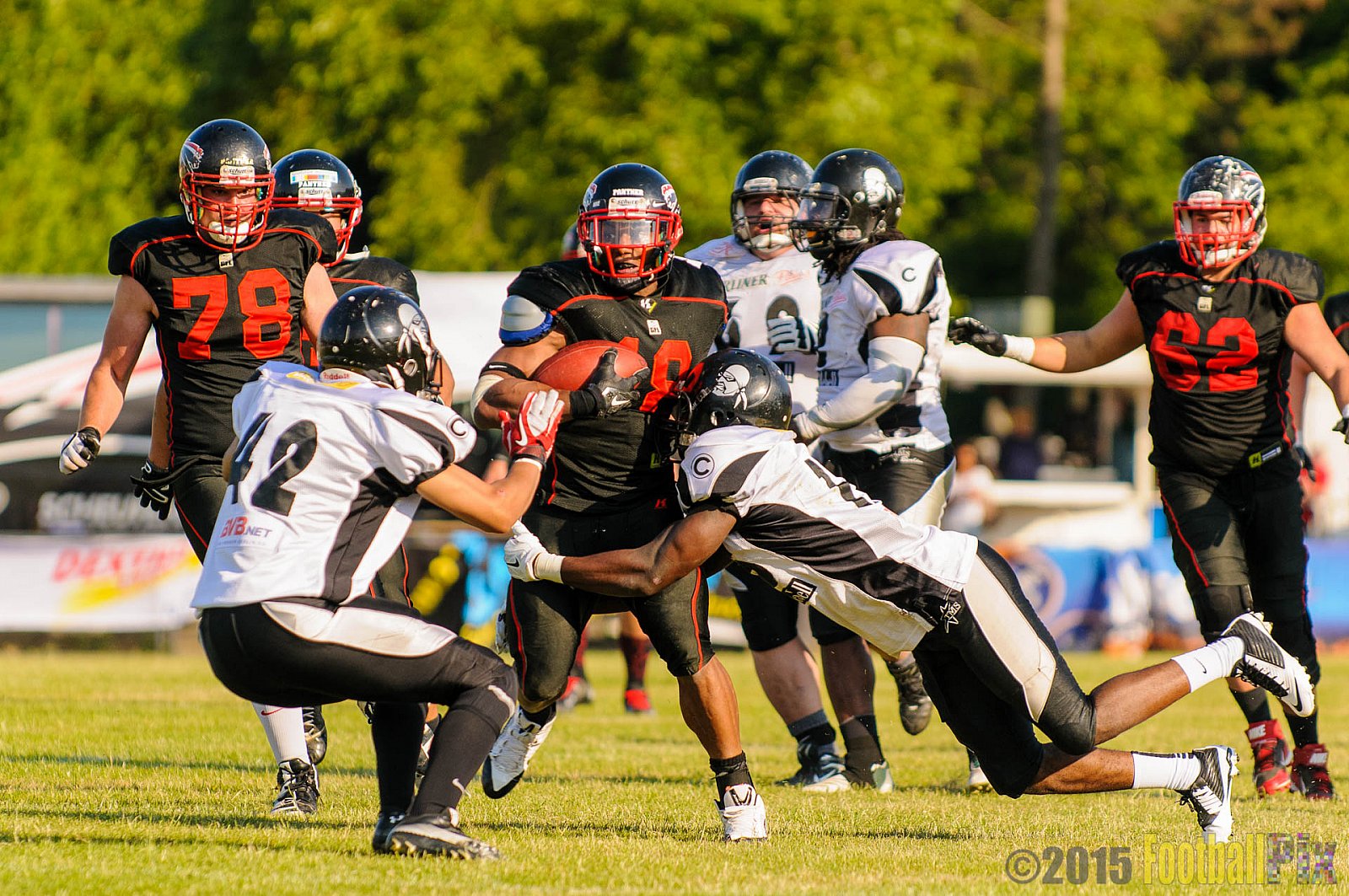 Düsseldorf Panther vs. Berlin Rebels - 13.06.2015 GFL Nord: Düsseldorf Panther vs. Berlin Rebels (3:24)
