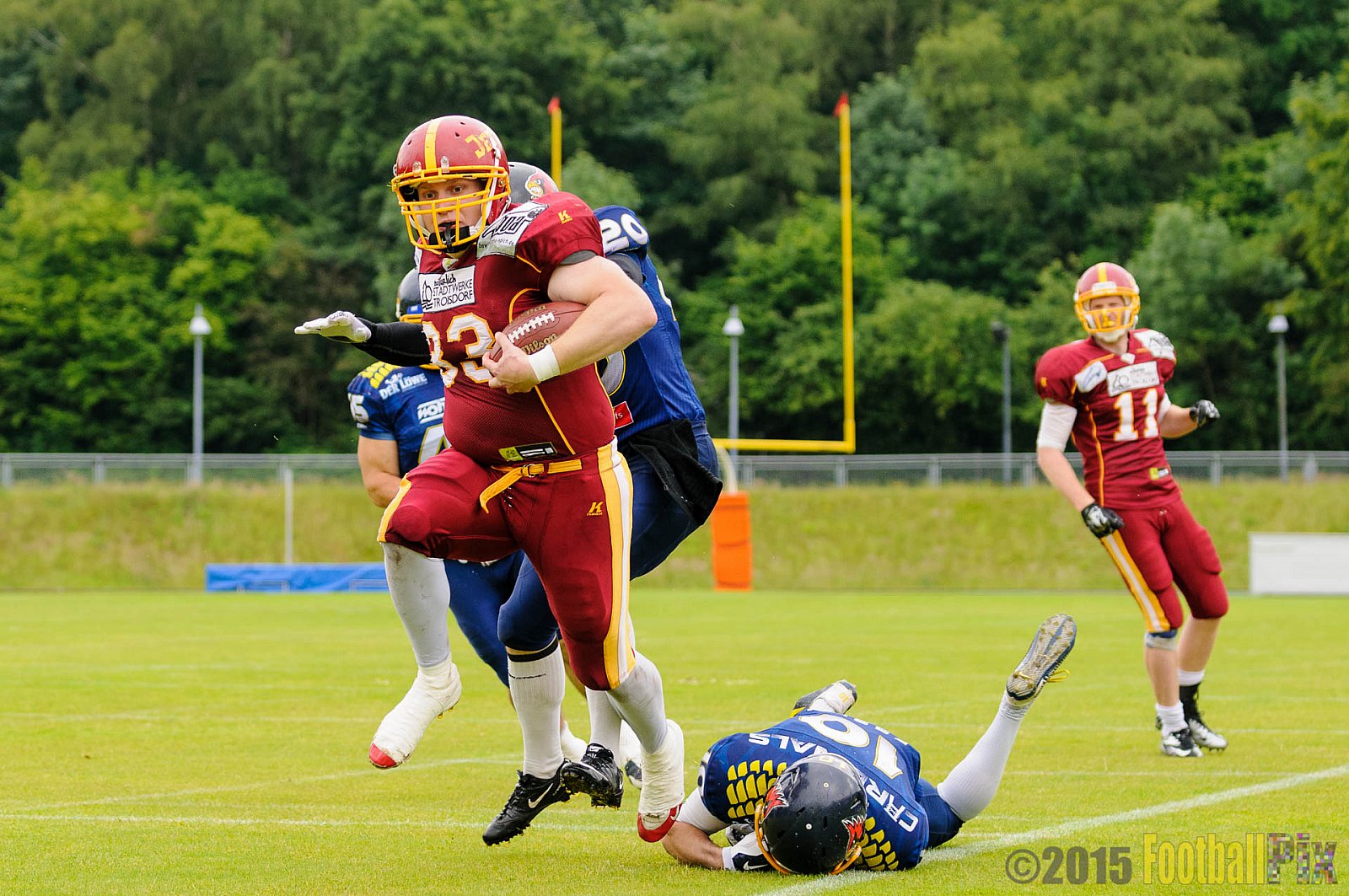 Essen Assindia Cardinals vs. Troisdorf Jets - 21.06.2015 RL NRW: Essen Assindia Cardinals vs. Troisdorf Jets (24:9)