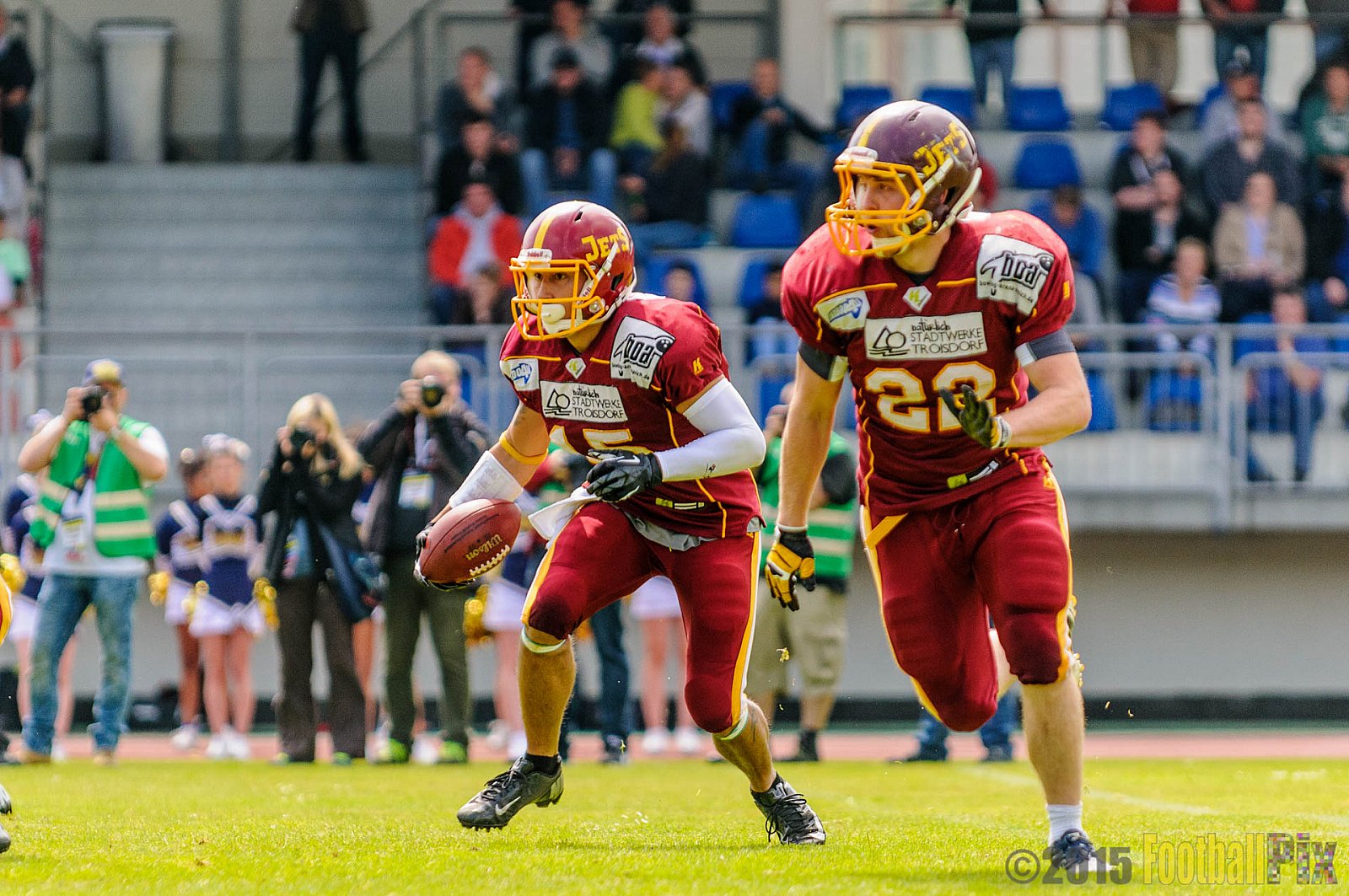 Essen Assindia Cardinals vs. Troisdorf Jets - 21.06.2015 RL NRW: Essen Assindia Cardinals vs. Troisdorf Jets (24:9)