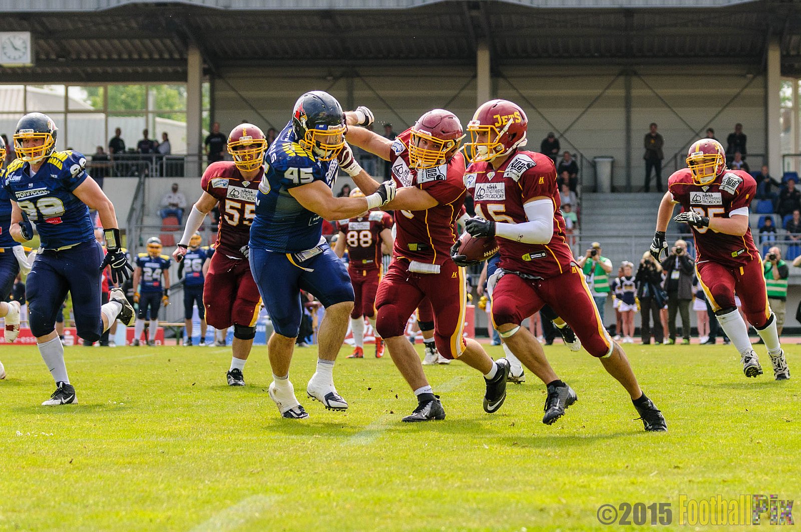 Essen Assindia Cardinals vs. Troisdorf Jets - 21.06.2015 RL NRW: Essen Assindia Cardinals vs. Troisdorf Jets (24:9)
