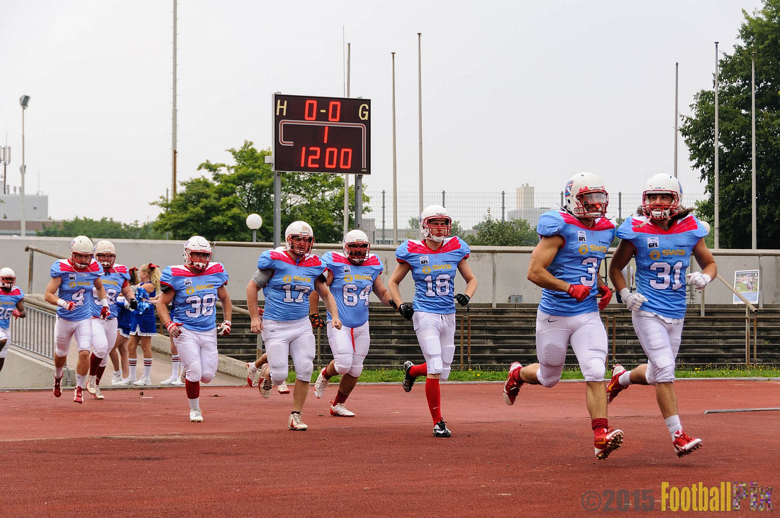 Bonn Gamecocks vs. Paderborn Dolphins - 08.08.2015 GFL2 Nord: Bonn Gamecocks vs. Paderborn Dolphins (49:35)