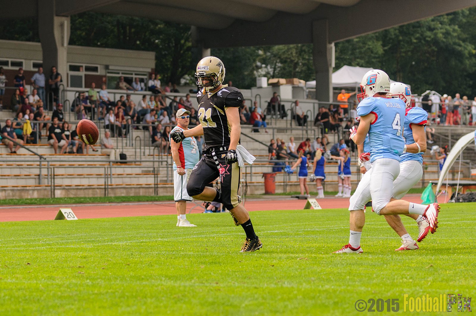 Bonn Gamecocks vs. Paderborn Dolphins - 08.08.2015 GFL2 Nord: Bonn Gamecocks vs. Paderborn Dolphins (49:35)