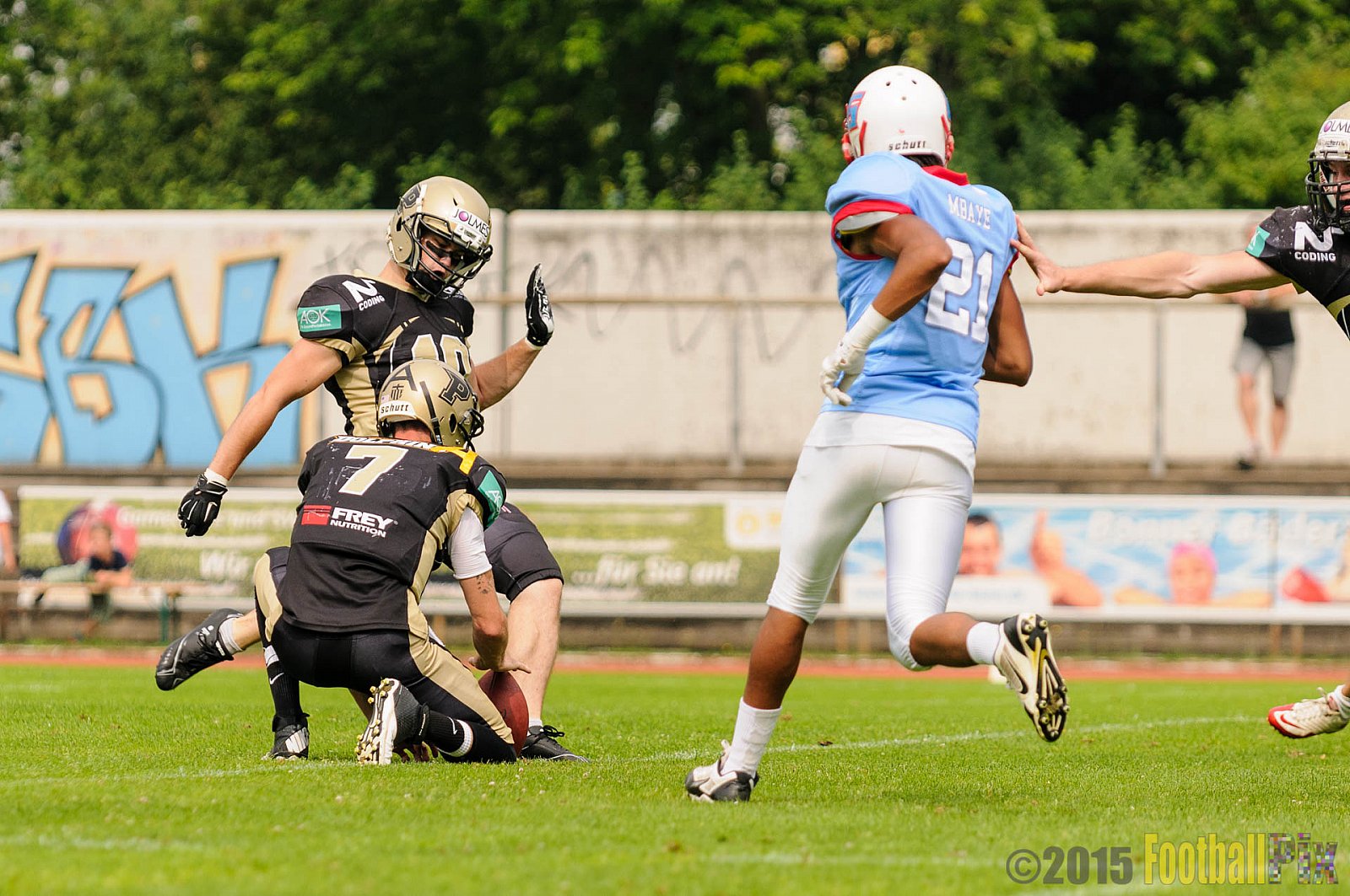 Bonn Gamecocks vs. Paderborn Dolphins - 08.08.2015 GFL2 Nord: Bonn Gamecocks vs. Paderborn Dolphins (49:35)