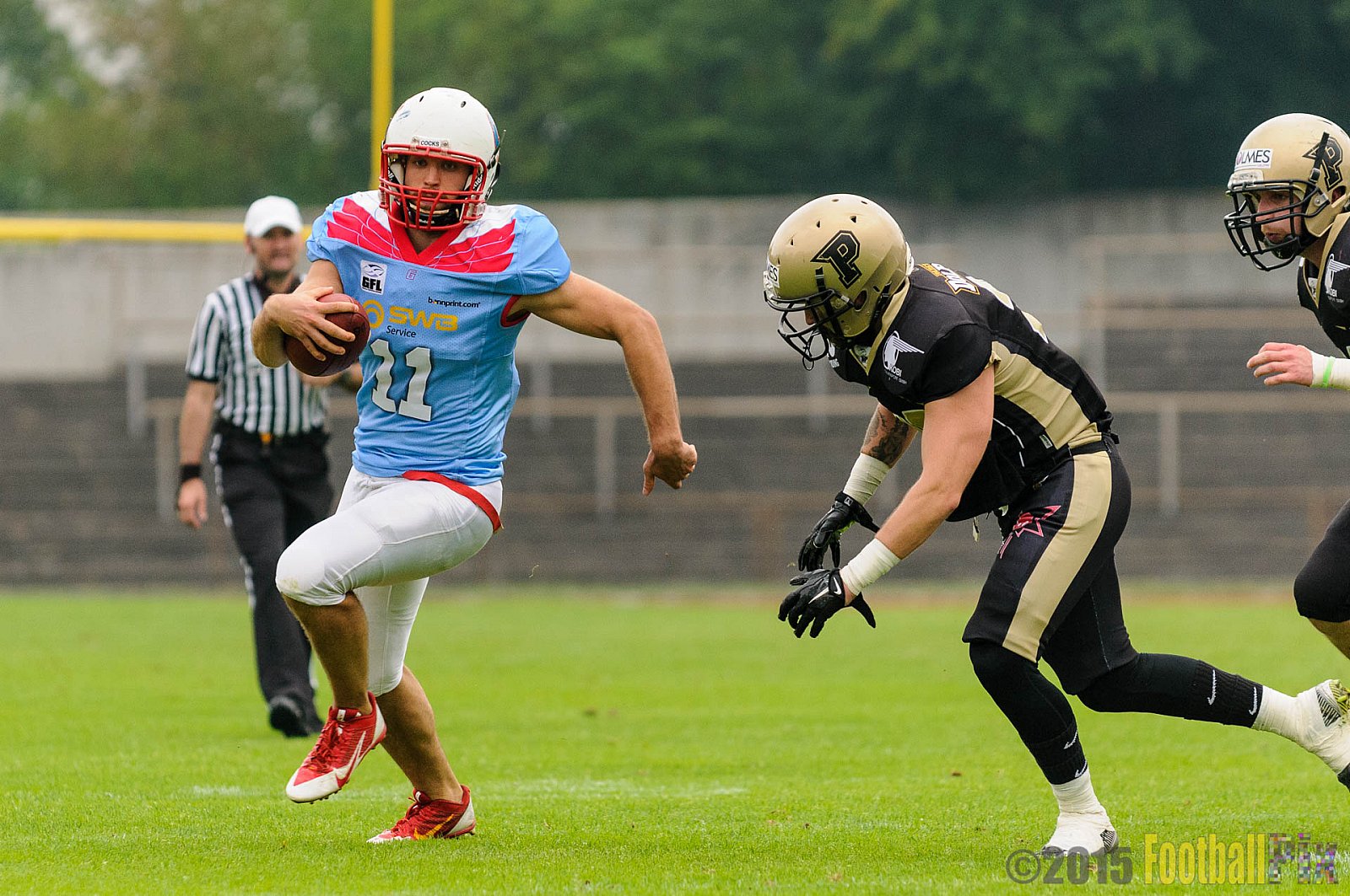 Bonn Gamecocks vs. Paderborn Dolphins - 08.08.2015 GFL2 Nord: Bonn Gamecocks vs. Paderborn Dolphins (49:35)