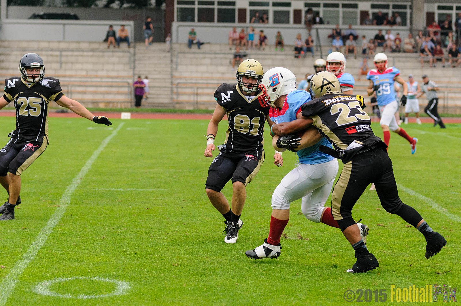 Bonn Gamecocks vs. Paderborn Dolphins - 08.08.2015 GFL2 Nord: Bonn Gamecocks vs. Paderborn Dolphins (49:35)