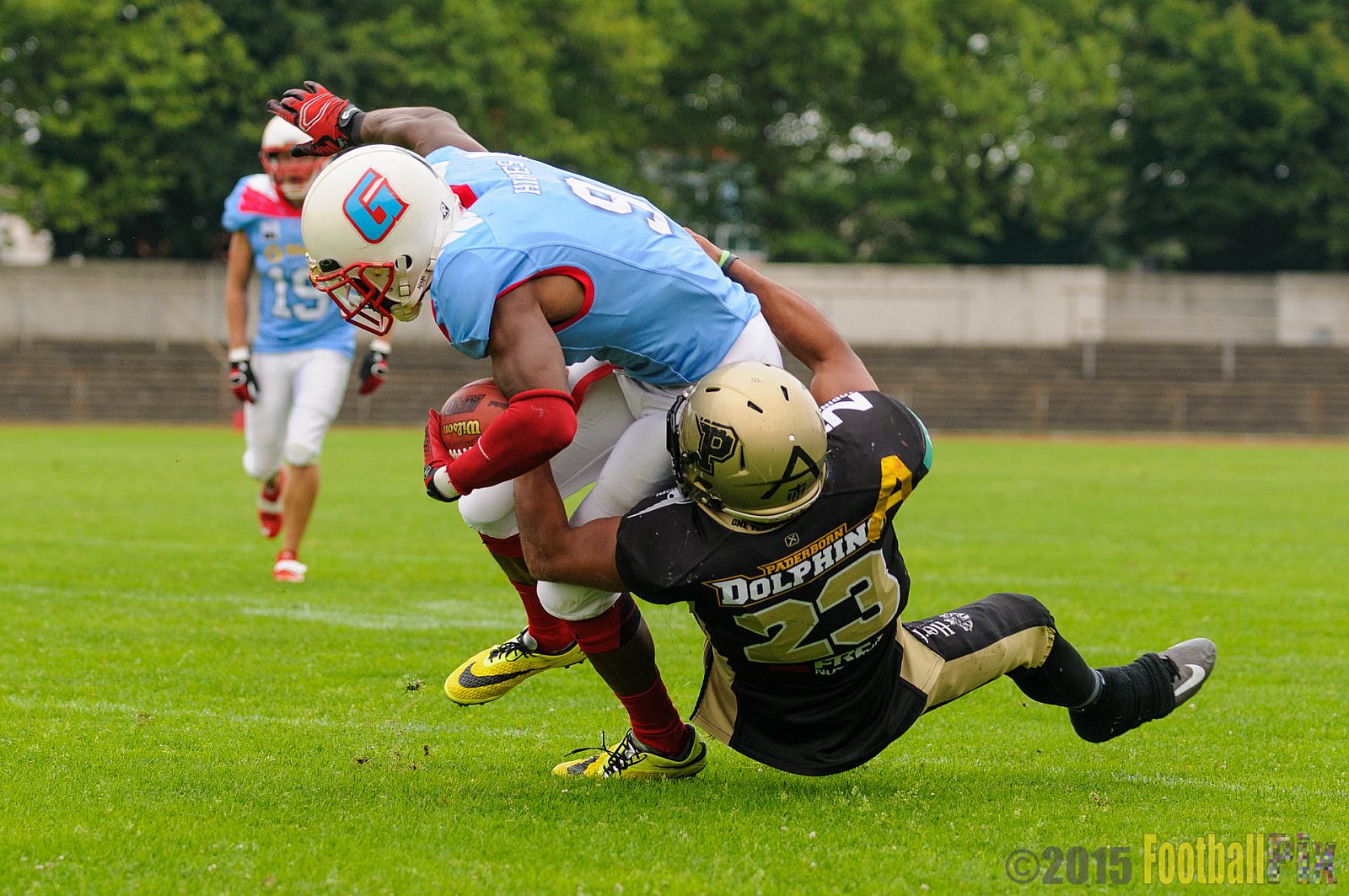 Bonn Gamecocks vs. Paderborn Dolphins - 08.08.2015 GFL2 Nord: Bonn Gamecocks vs. Paderborn Dolphins (49:35)