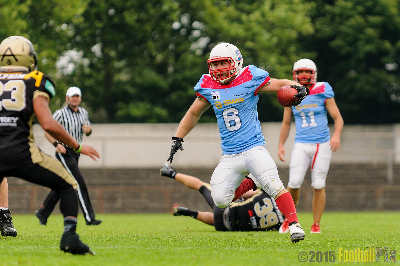 Bonn Gamecocks vs. Paderborn Dolphins - 08.08.2015 GFL2 Nord: Bonn Gamecocks vs. Paderborn Dolphins (49:35)
