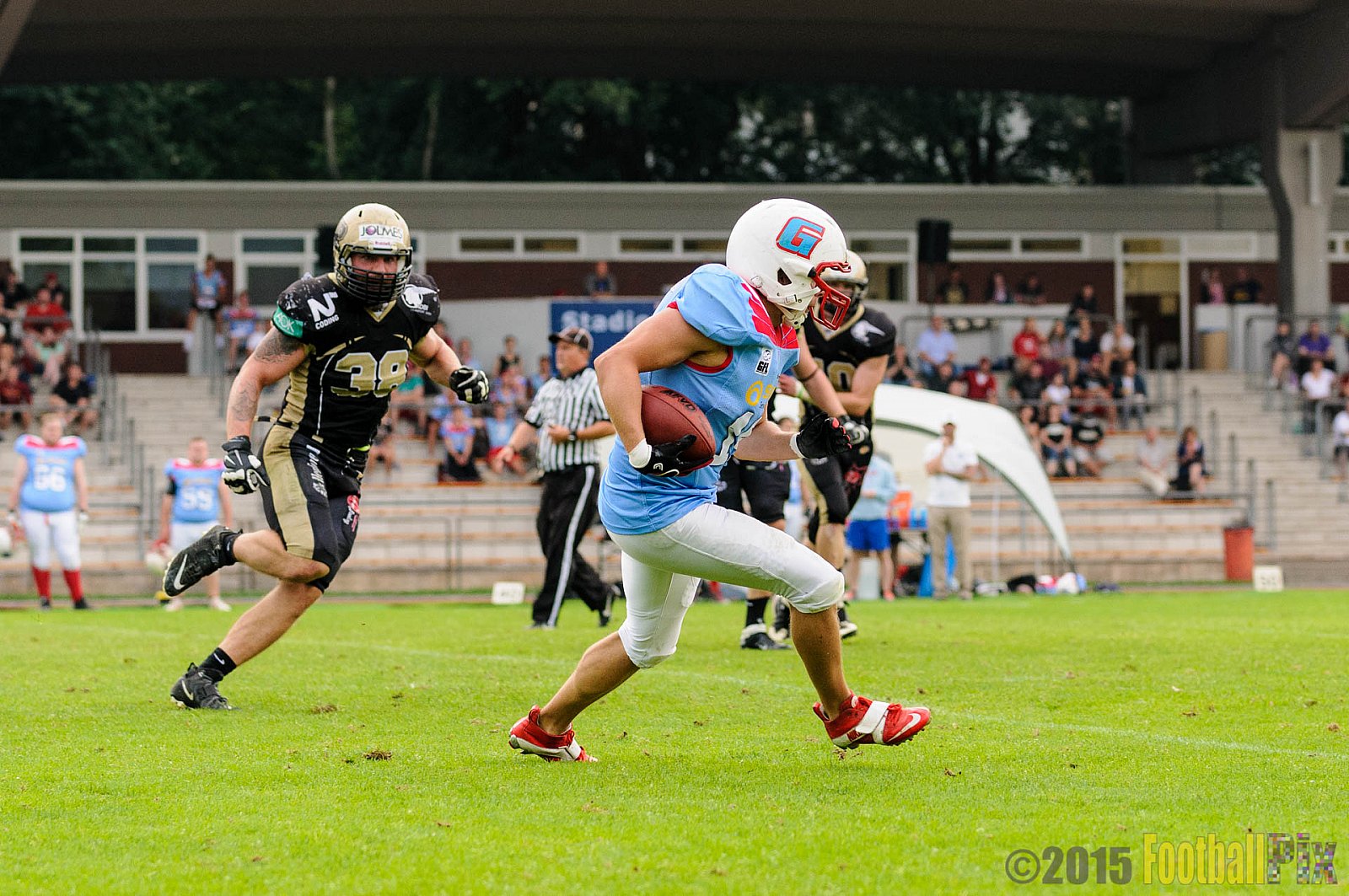 Bonn Gamecocks vs. Paderborn Dolphins - 08.08.2015 GFL2 Nord: Bonn Gamecocks vs. Paderborn Dolphins (49:35)