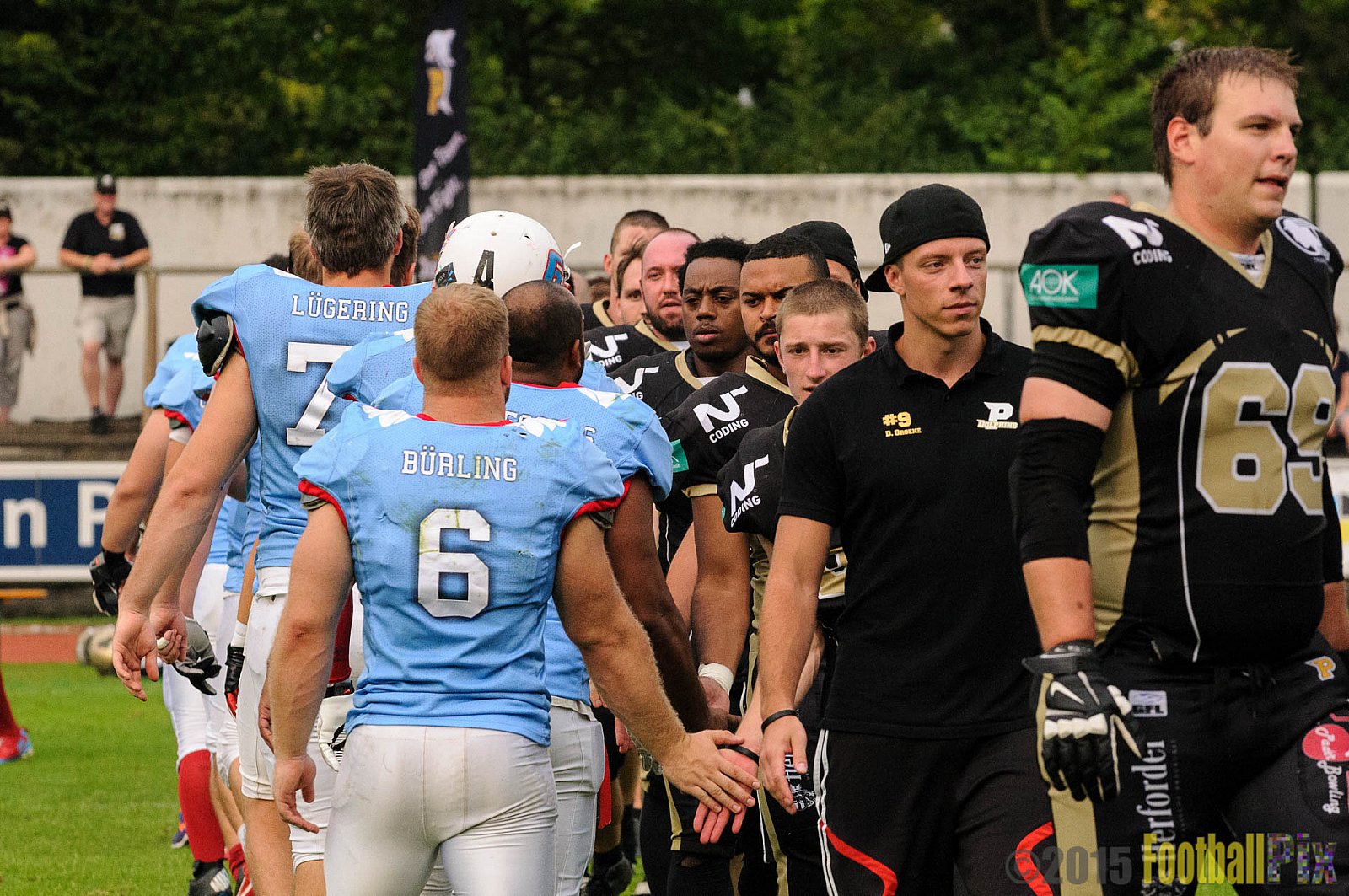 Bonn Gamecocks vs. Paderborn Dolphins - 08.08.2015 GFL2 Nord: Bonn Gamecocks vs. Paderborn Dolphins (49:35)