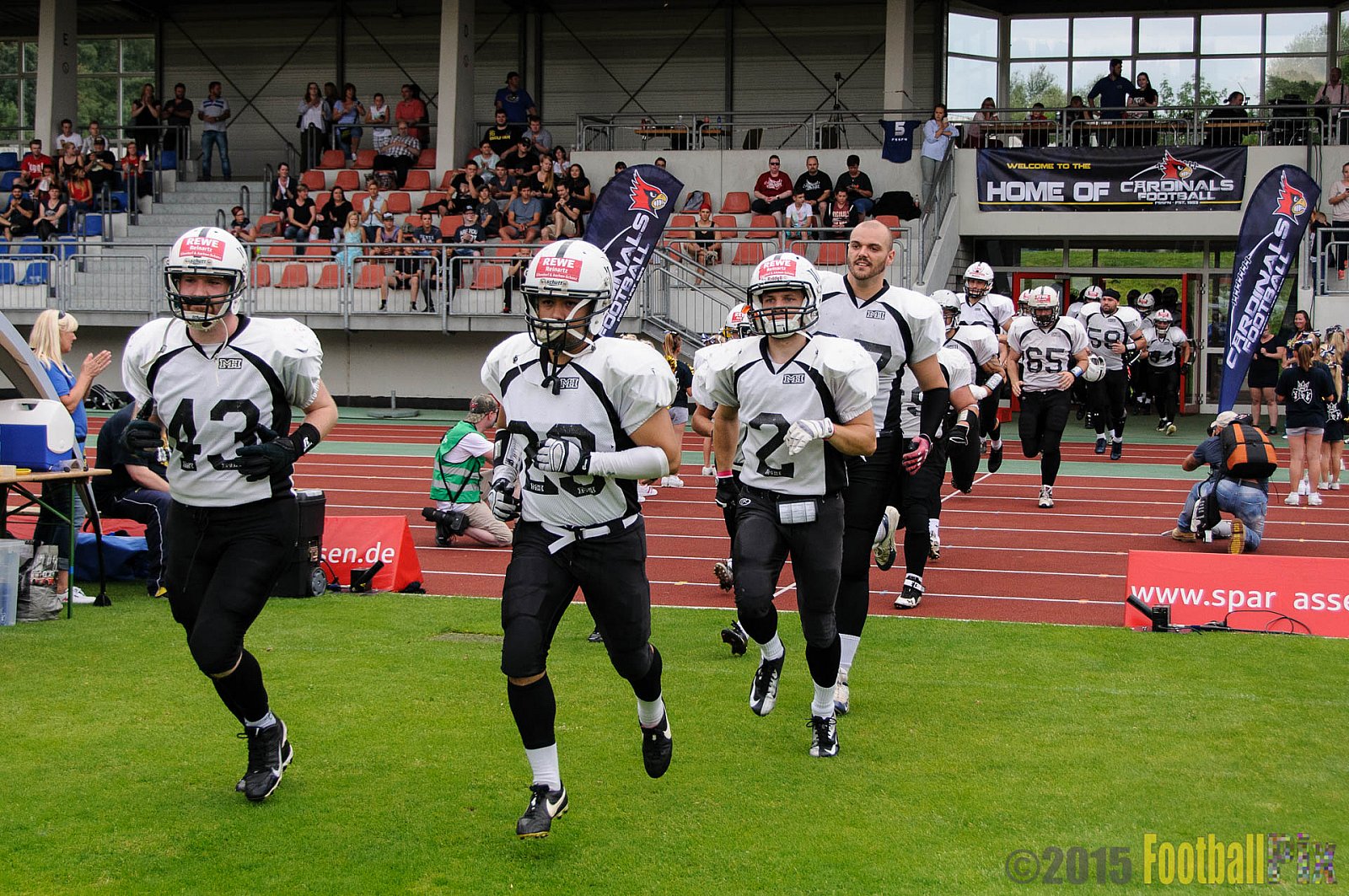 Essen Assindia Cardinals vs. Aachen Vampires - 15.08.2015 RL NRW: Essen Assindia Cardinals vs. Aachen Vampires (28:10)