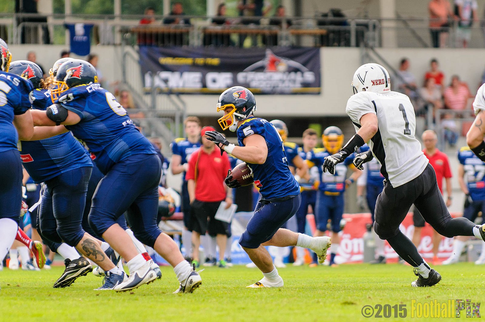 Essen Assindia Cardinals vs. Aachen Vampires - 15.08.2015 RL NRW: Essen Assindia Cardinals vs. Aachen Vampires (28:10)