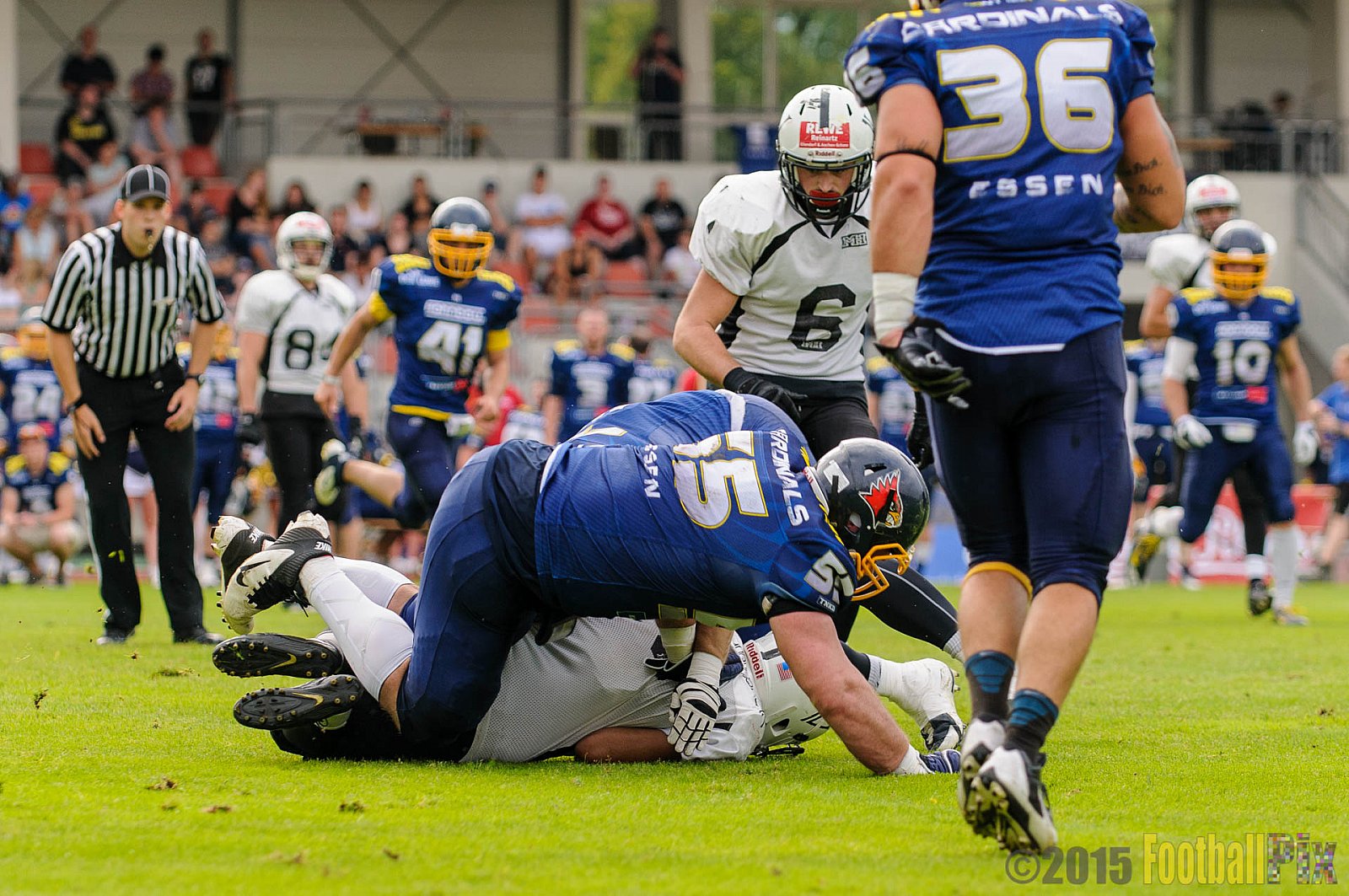 Essen Assindia Cardinals vs. Aachen Vampires - 15.08.2015 RL NRW: Essen Assindia Cardinals vs. Aachen Vampires (28:10)