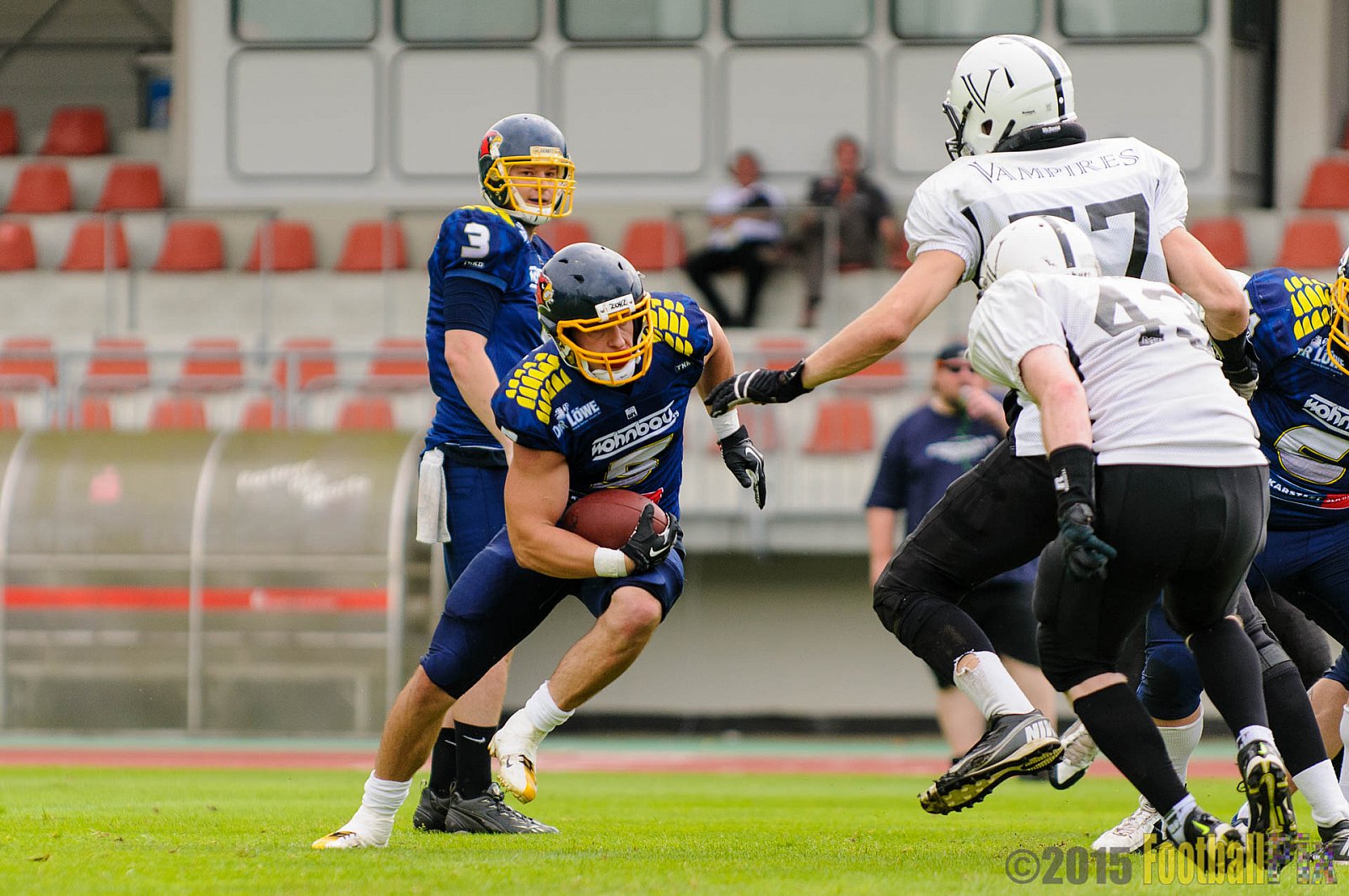 Essen Assindia Cardinals vs. Aachen Vampires - 15.08.2015 RL NRW: Essen Assindia Cardinals vs. Aachen Vampires (28:10)