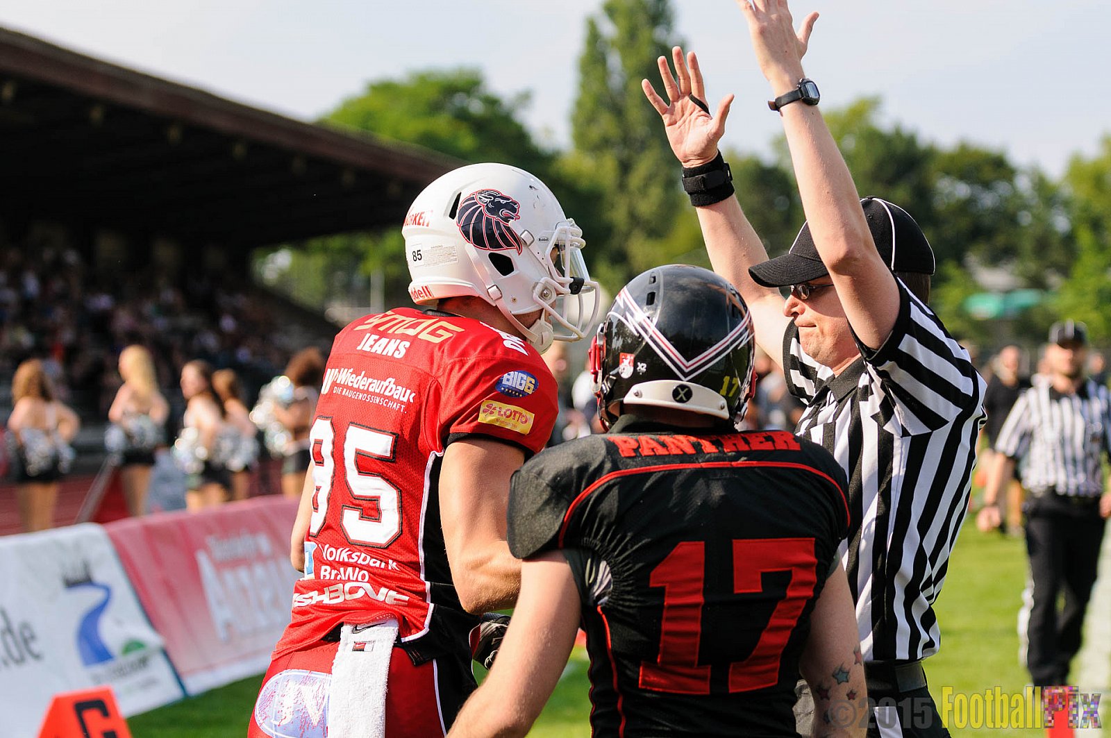 Düsseldorf Panther vs. NewYorker Lions Braunschweig - 22.08.2015 GFL Nord: Düsseldorf Panther vs. NewYorker Lions Braunschweig (0:56)