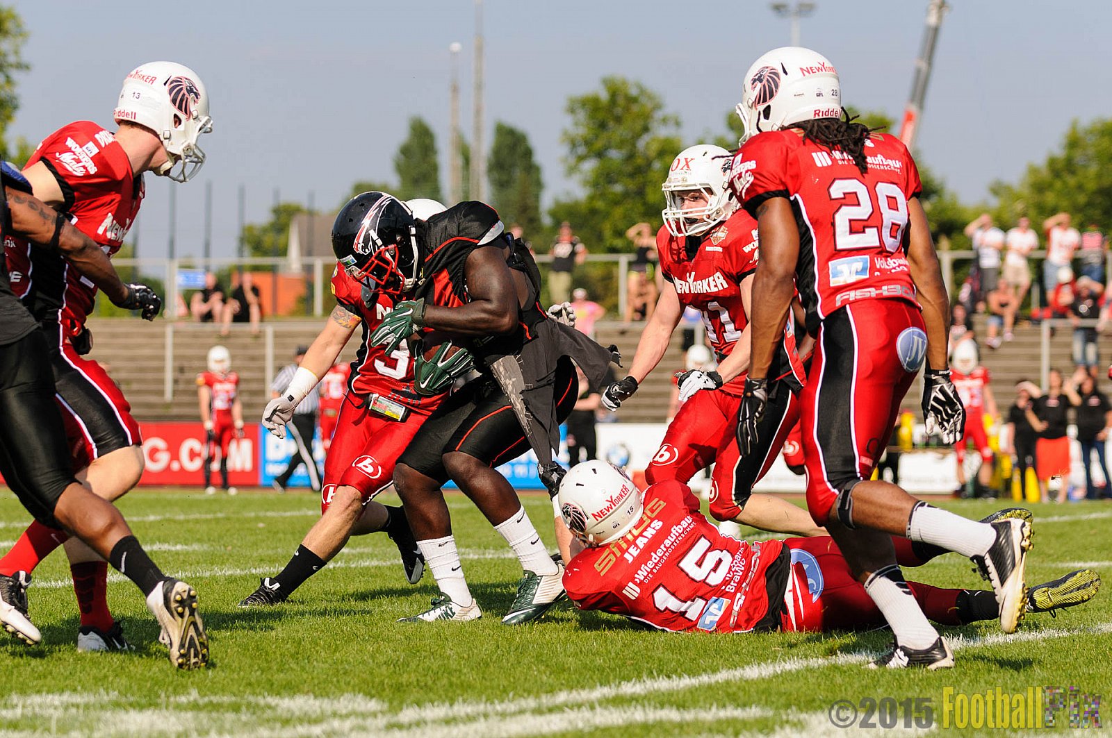 Düsseldorf Panther vs. NewYorker Lions Braunschweig - 22.08.2015 GFL Nord: Düsseldorf Panther vs. NewYorker Lions Braunschweig (0:56)