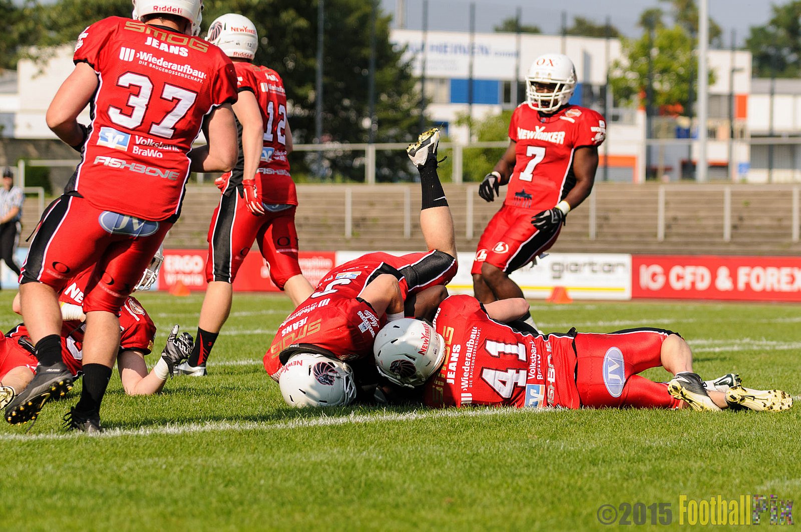 Düsseldorf Panther vs. NewYorker Lions Braunschweig - 22.08.2015 GFL Nord: Düsseldorf Panther vs. NewYorker Lions Braunschweig (0:56)