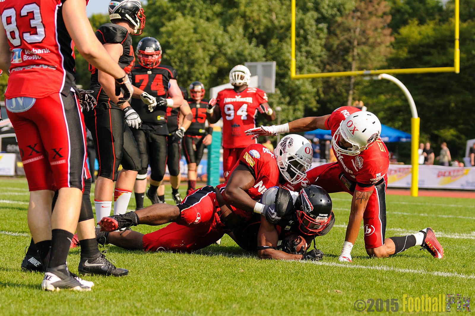 Düsseldorf Panther vs. NewYorker Lions Braunschweig - 22.08.2015 GFL Nord: Düsseldorf Panther vs. NewYorker Lions Braunschweig (0:56)