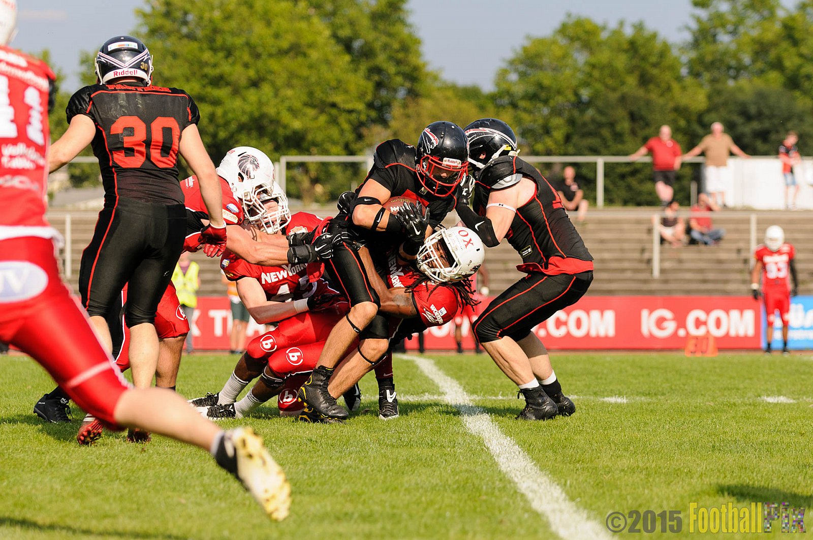 Düsseldorf Panther vs. NewYorker Lions Braunschweig - 22.08.2015 GFL Nord: Düsseldorf Panther vs. NewYorker Lions Braunschweig (0:56)
