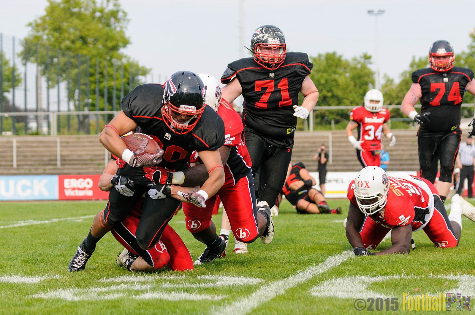 Düsseldorf Panther vs. NewYorker Lions Braunschweig - 22.08.2015 GFL Nord: Düsseldorf Panther vs. NewYorker Lions Braunschweig (0:56)